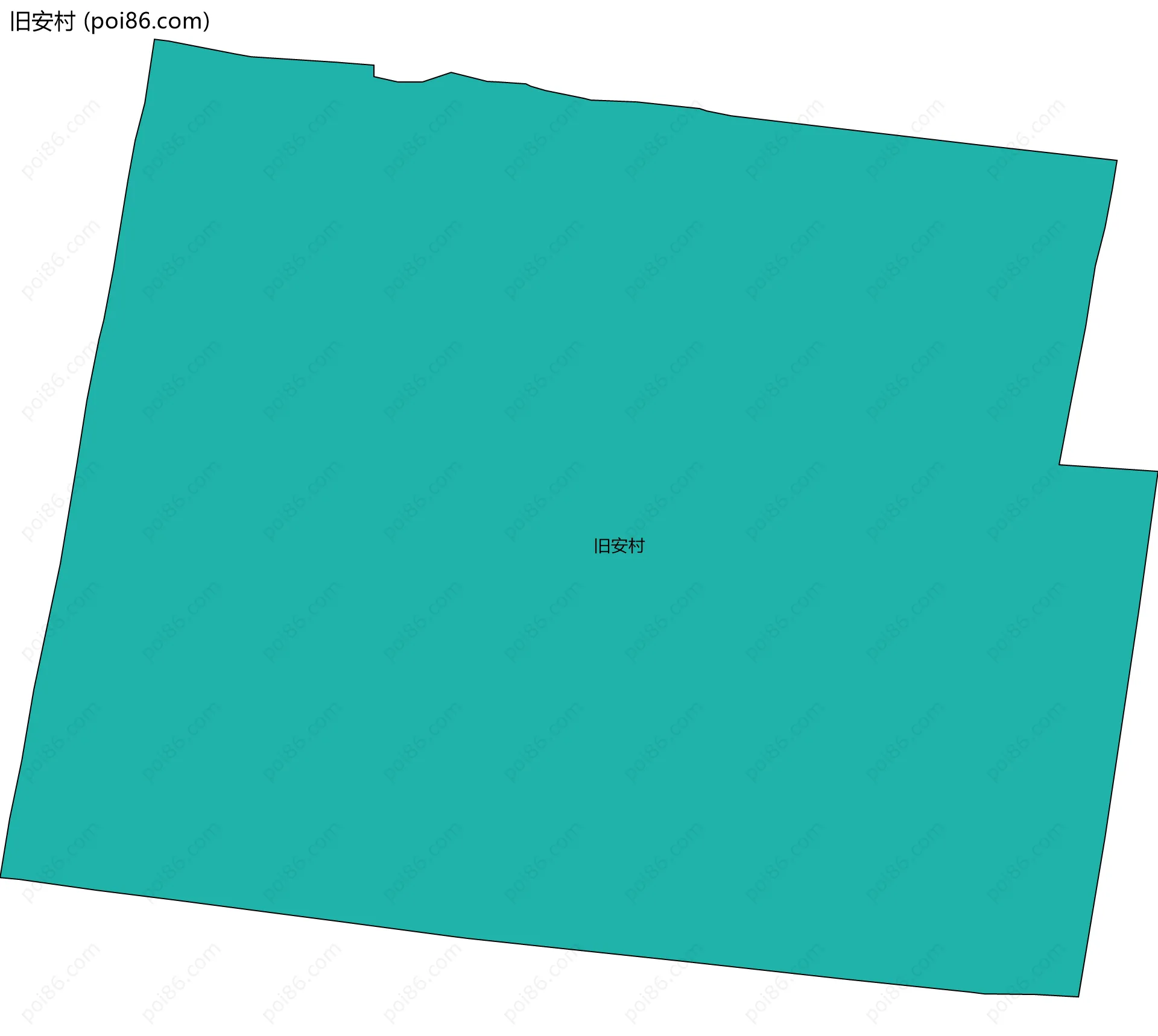 旧安村边界地图