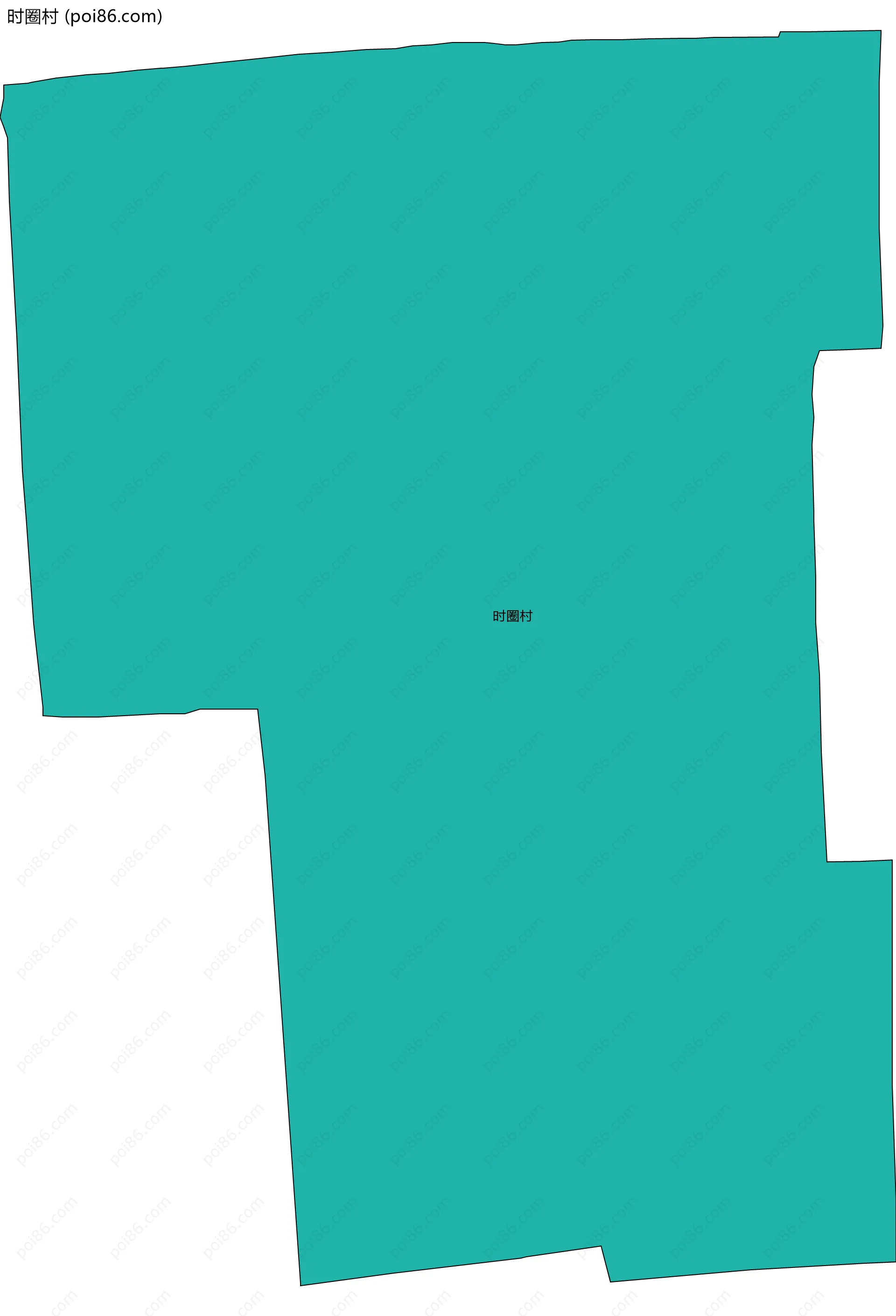 时圈村边界地图