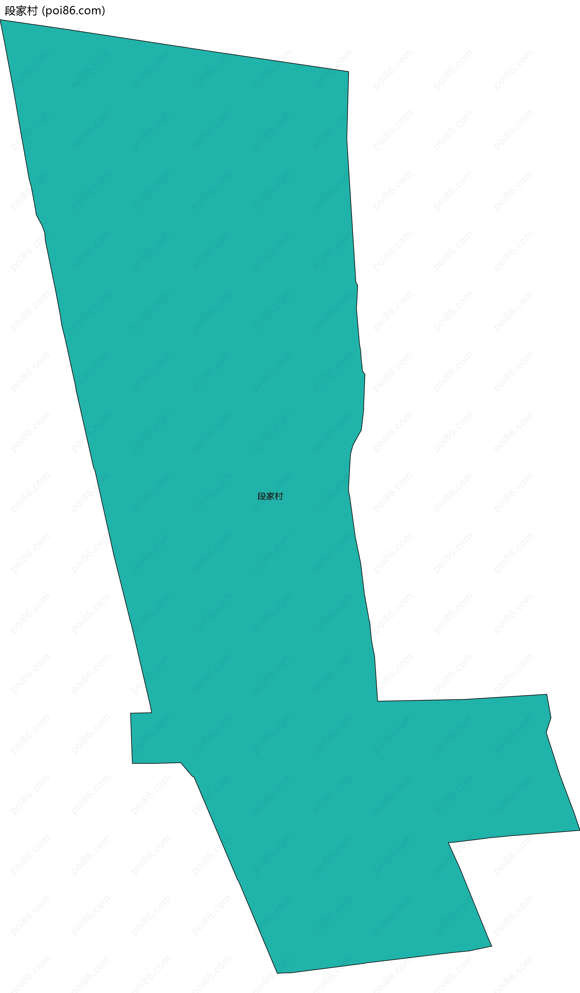 段家村边界地图