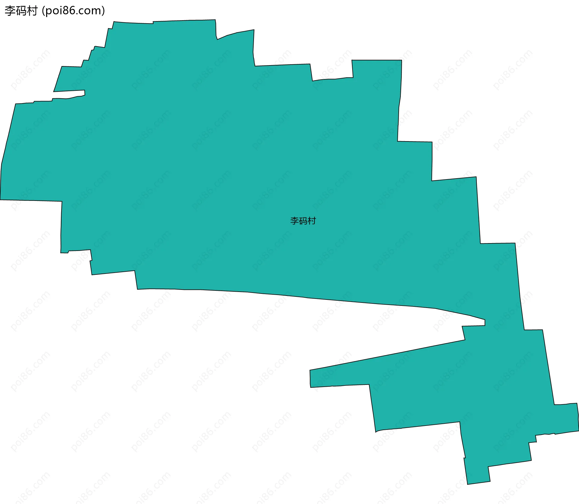 李码村边界地图