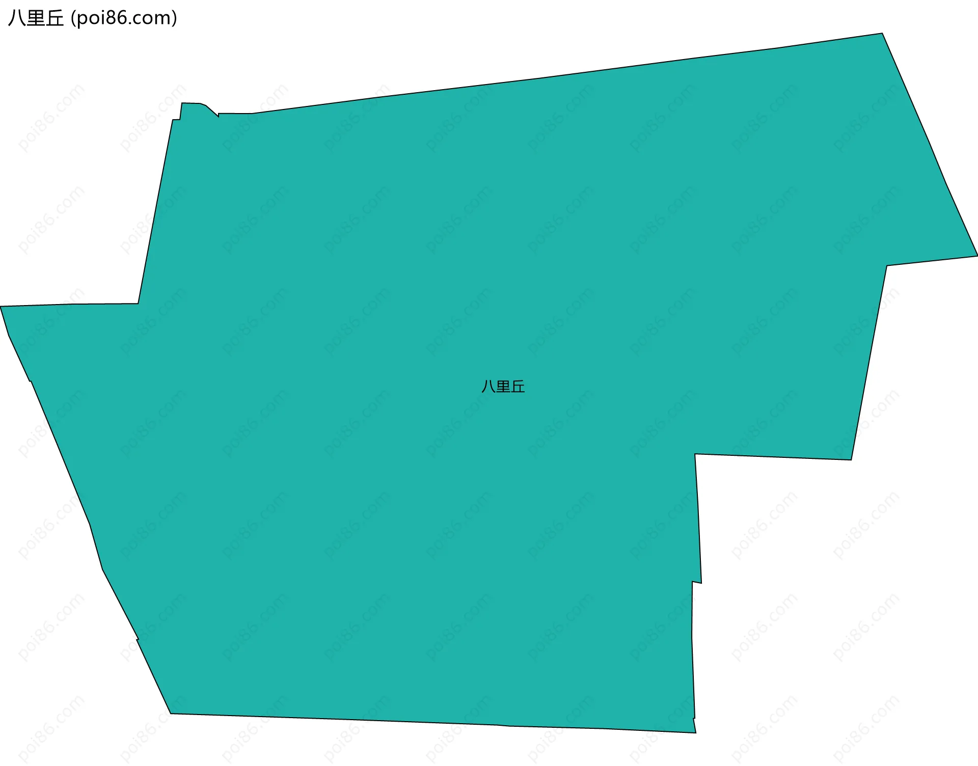 八里丘边界地图