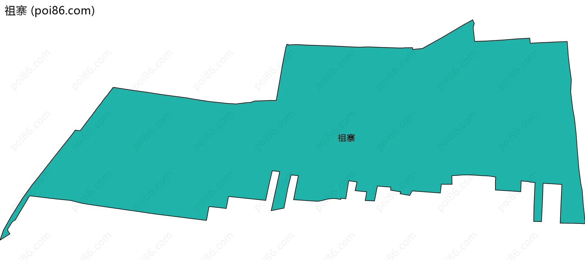 祖寨边界地图