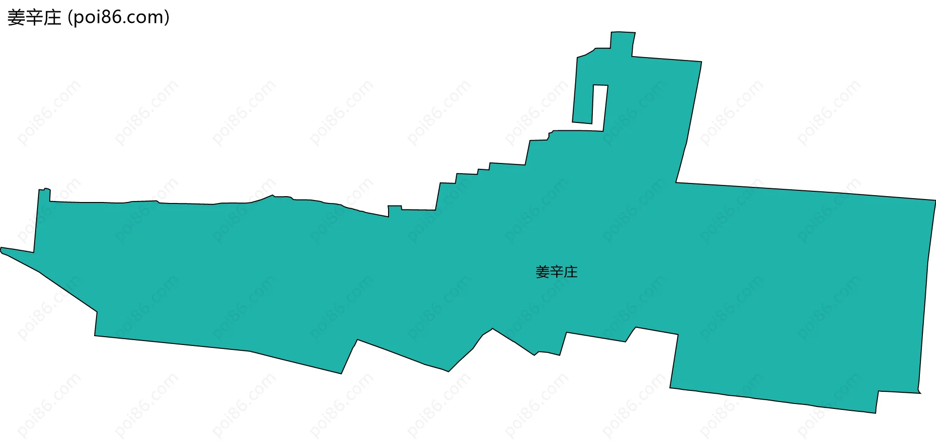 姜辛庄边界地图