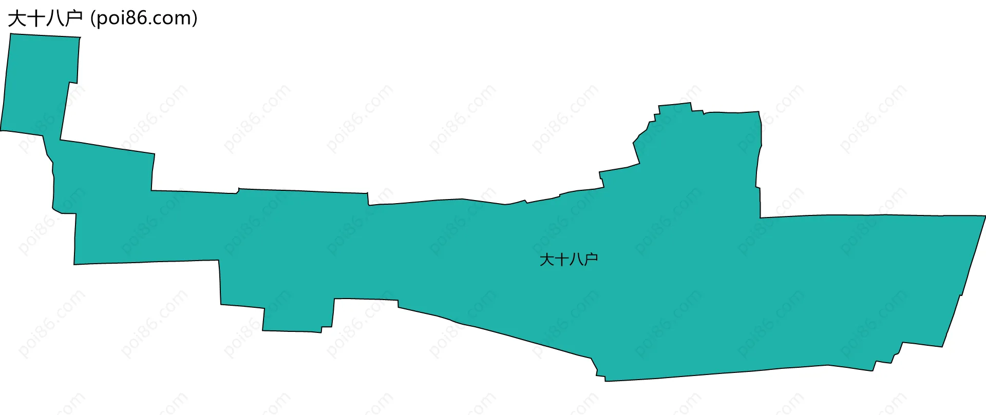 大十八户边界地图
