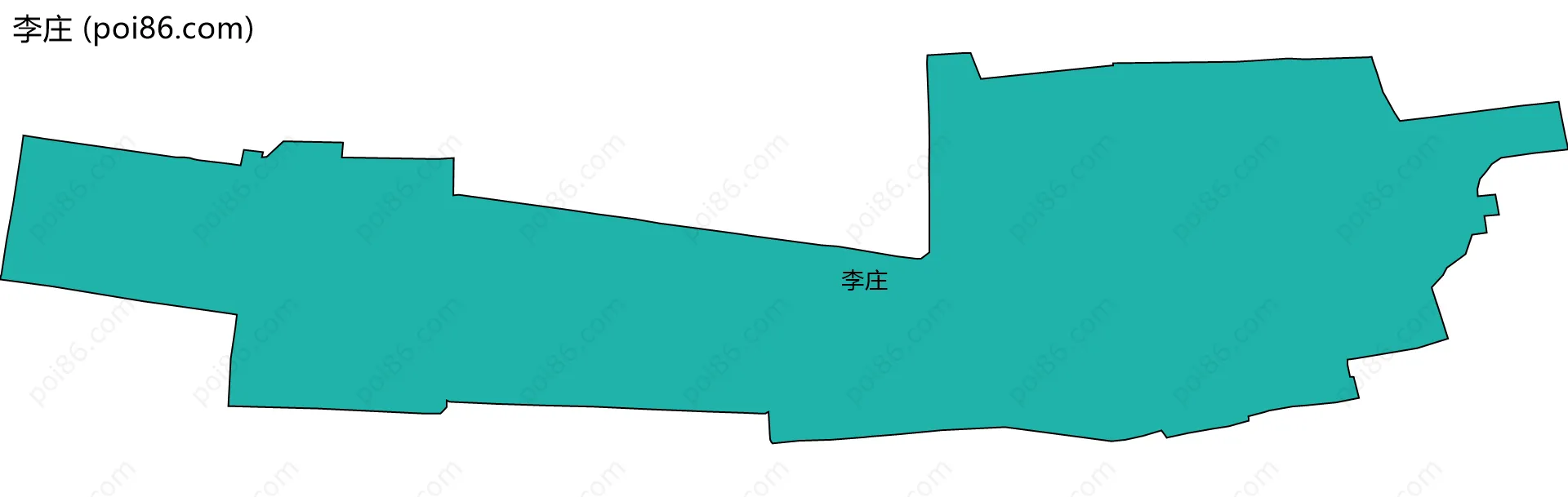 李庄边界地图
