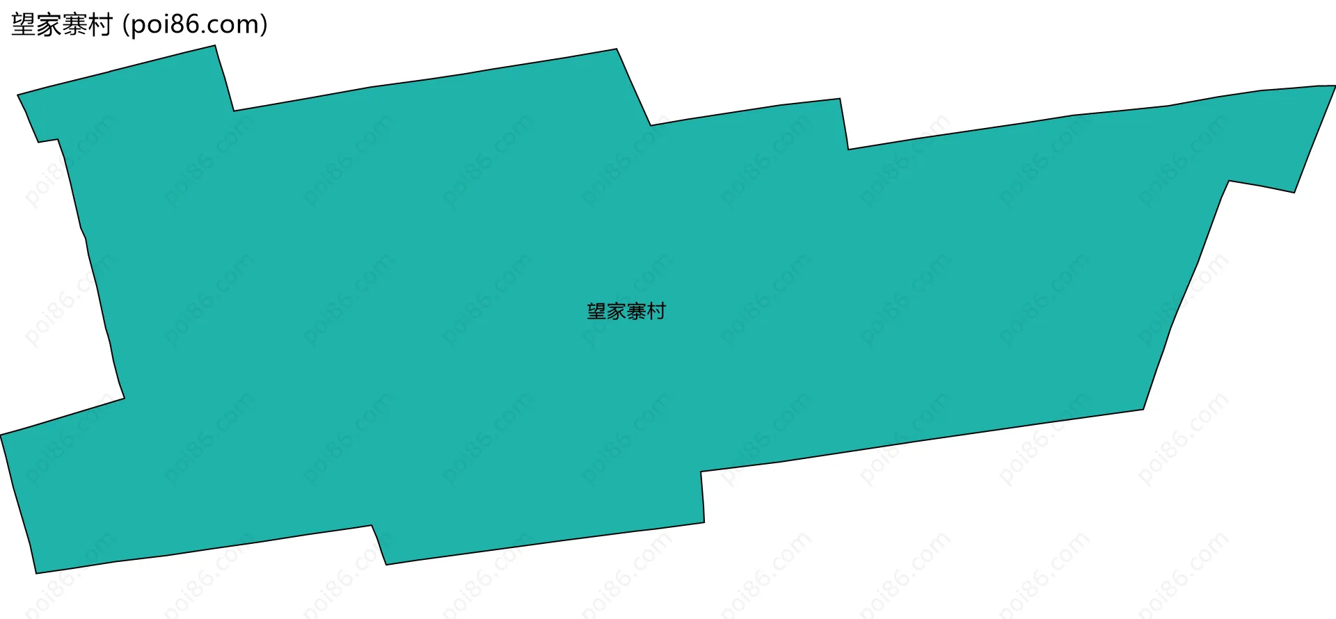 望家寨村边界地图
