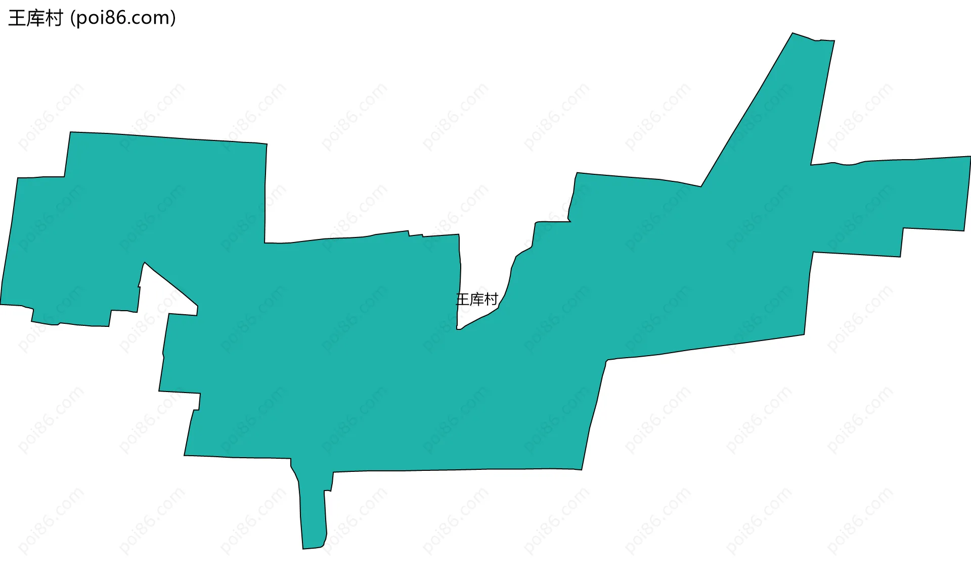 王库村边界地图