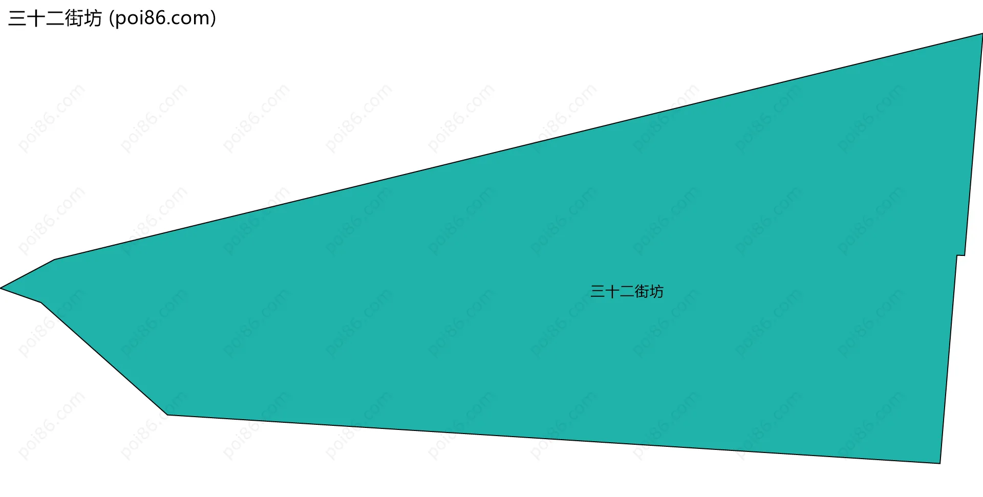 三十二街坊边界地图