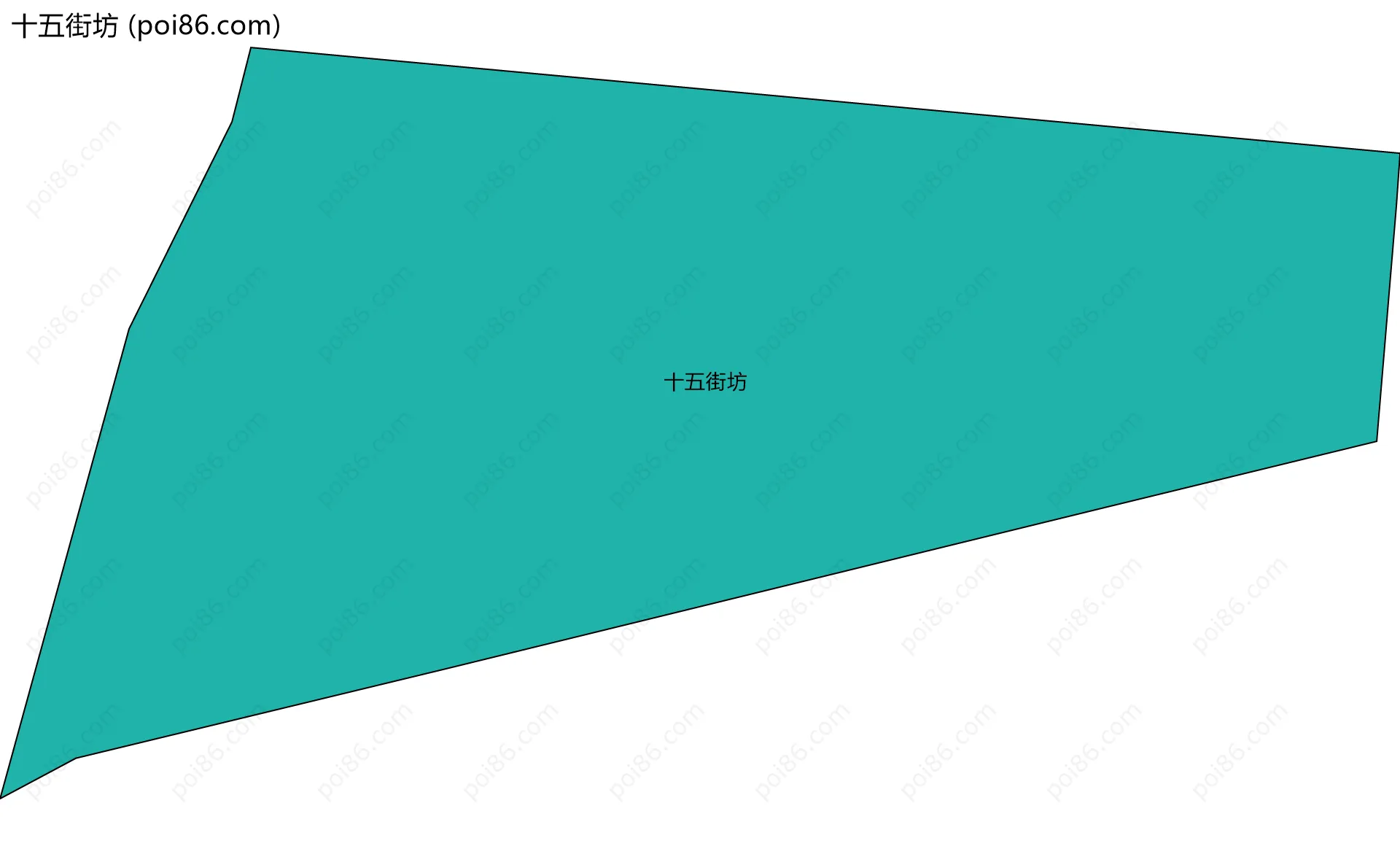 十五街坊边界地图