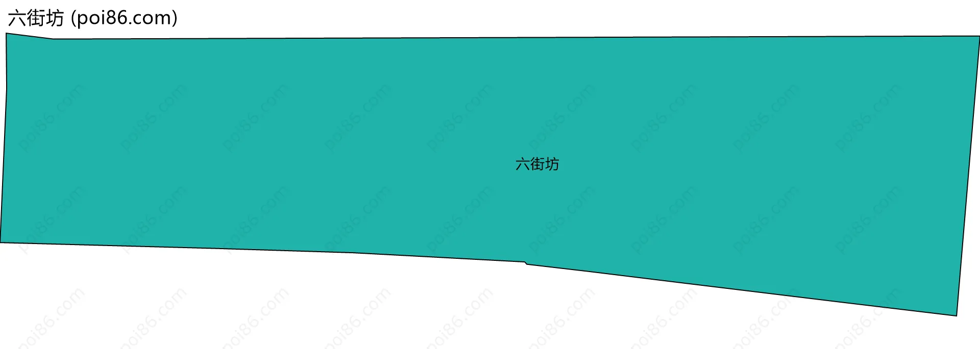 六街坊边界地图