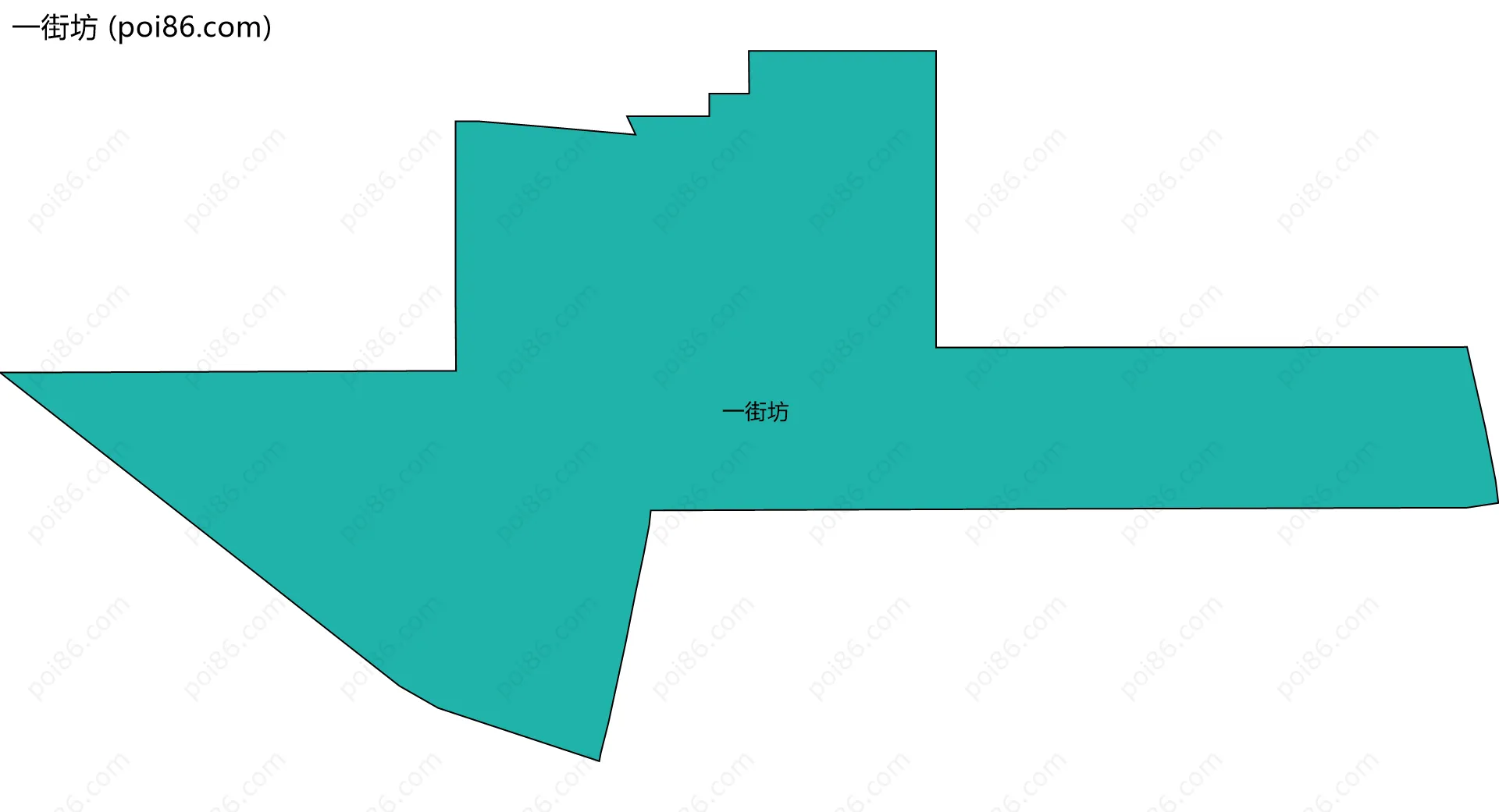 一街坊边界地图