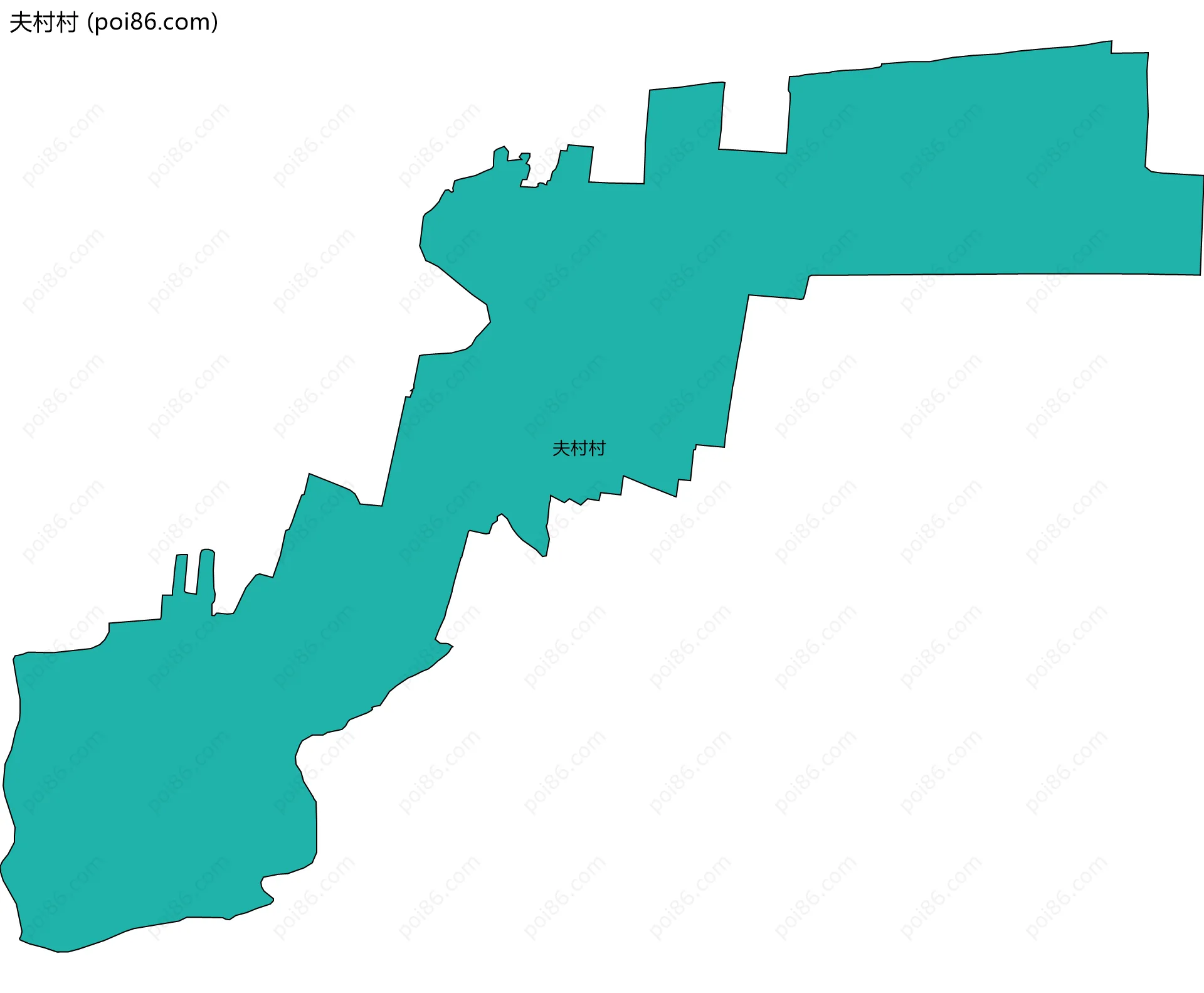 夫村村边界地图