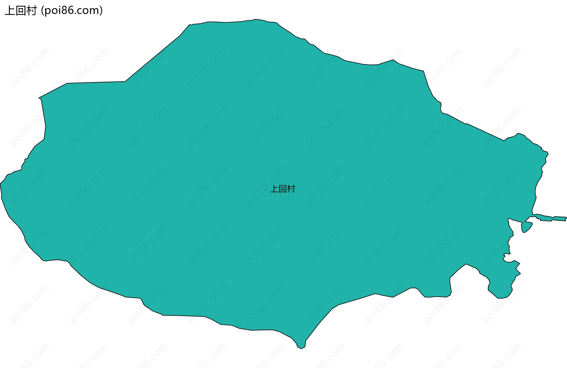 上回村边界地图