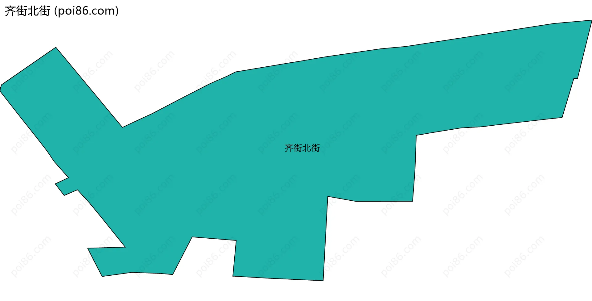 齐街北街边界地图