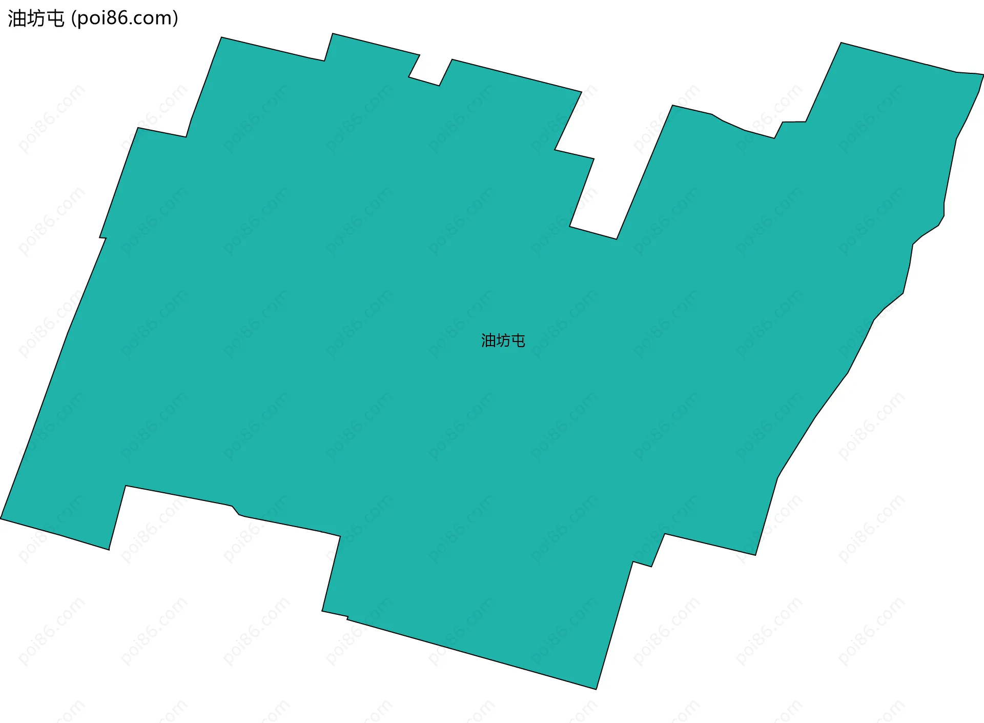 油坊屯边界地图