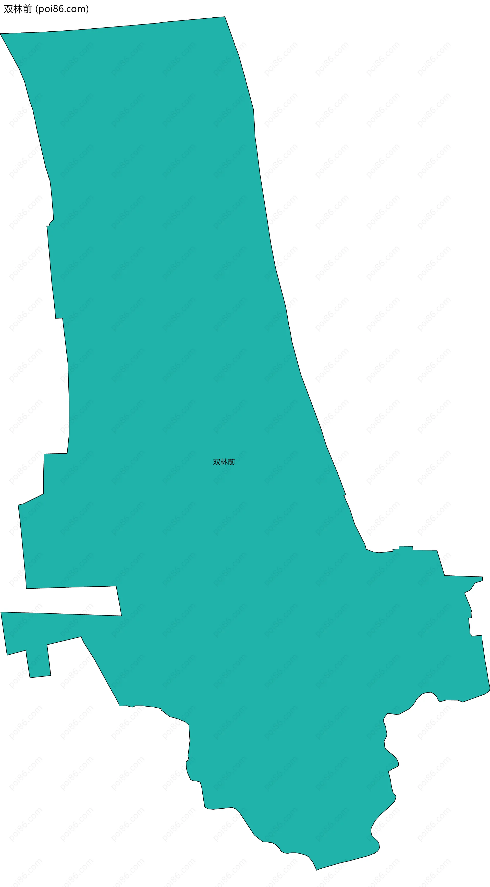 双林前边界地图
