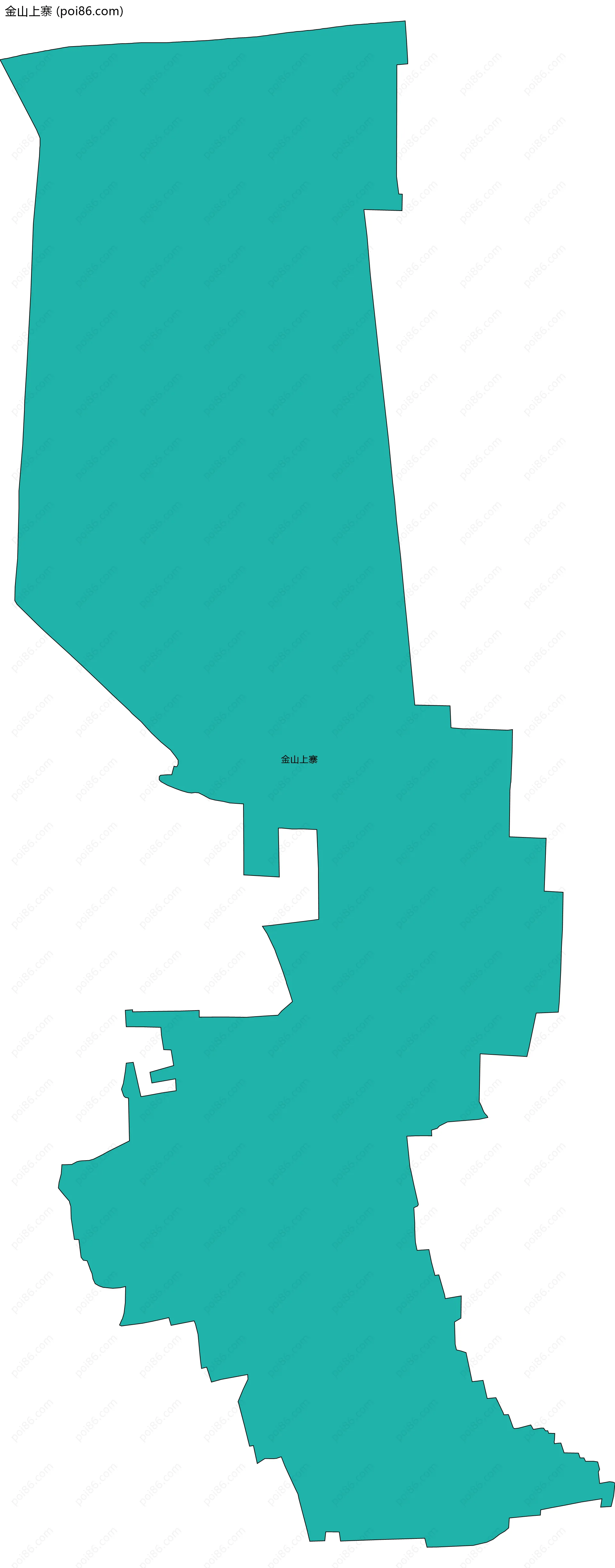 金山上寨边界地图