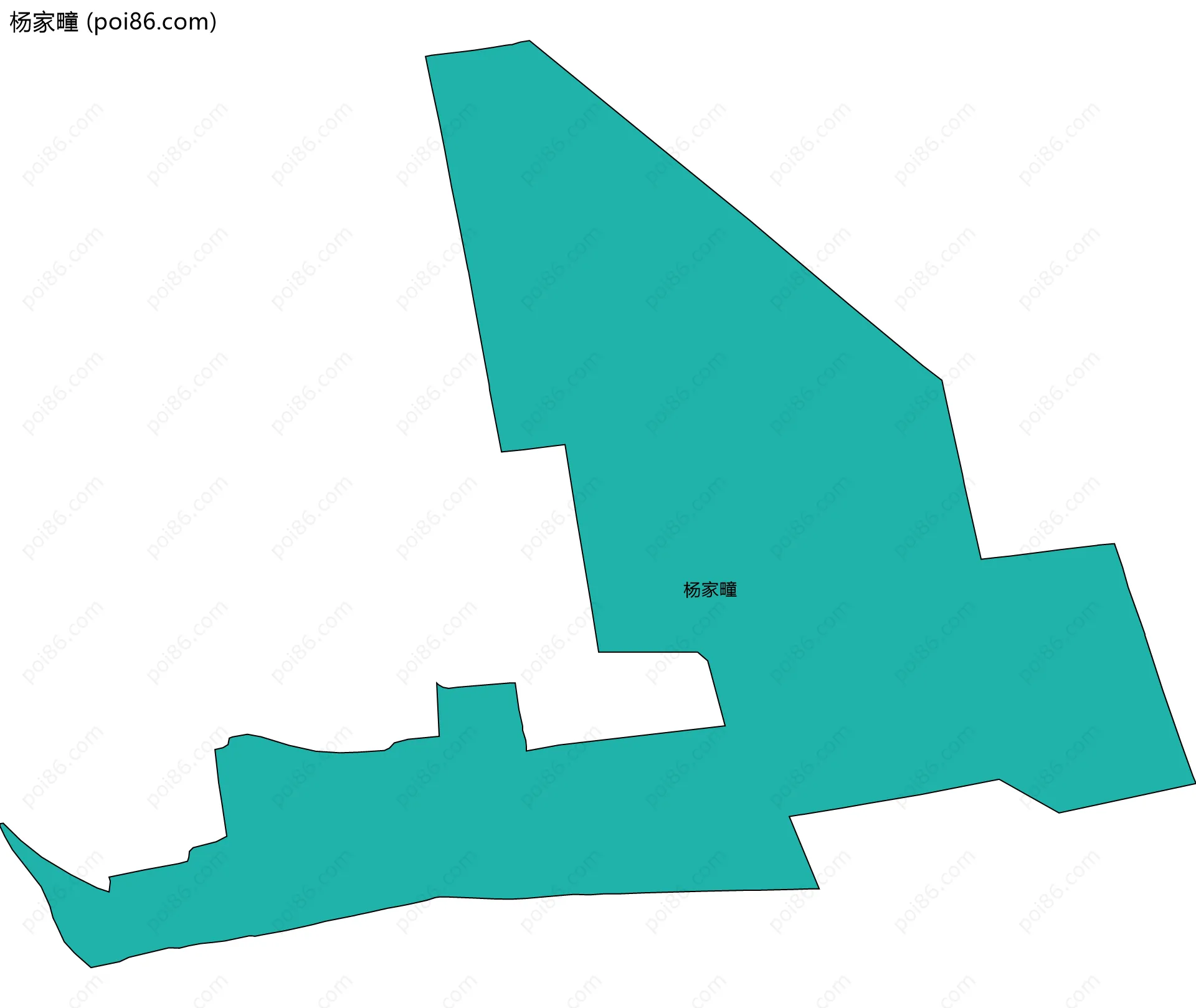 杨家疃边界地图