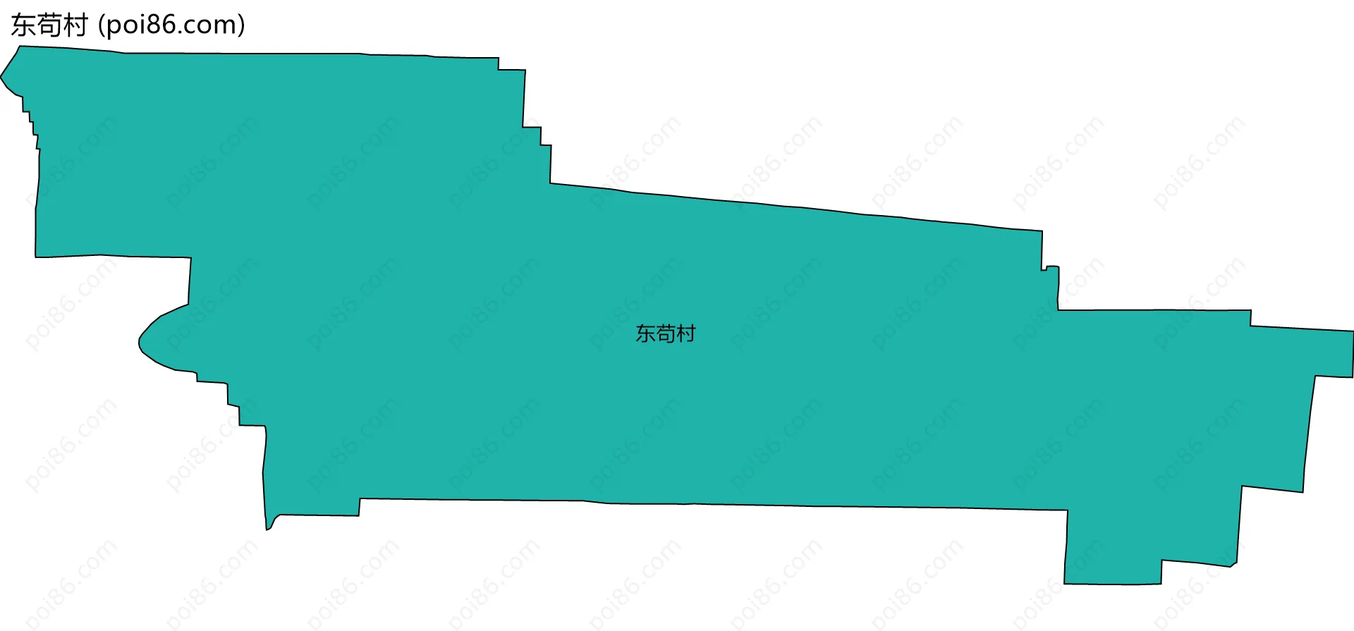 东苟村边界地图