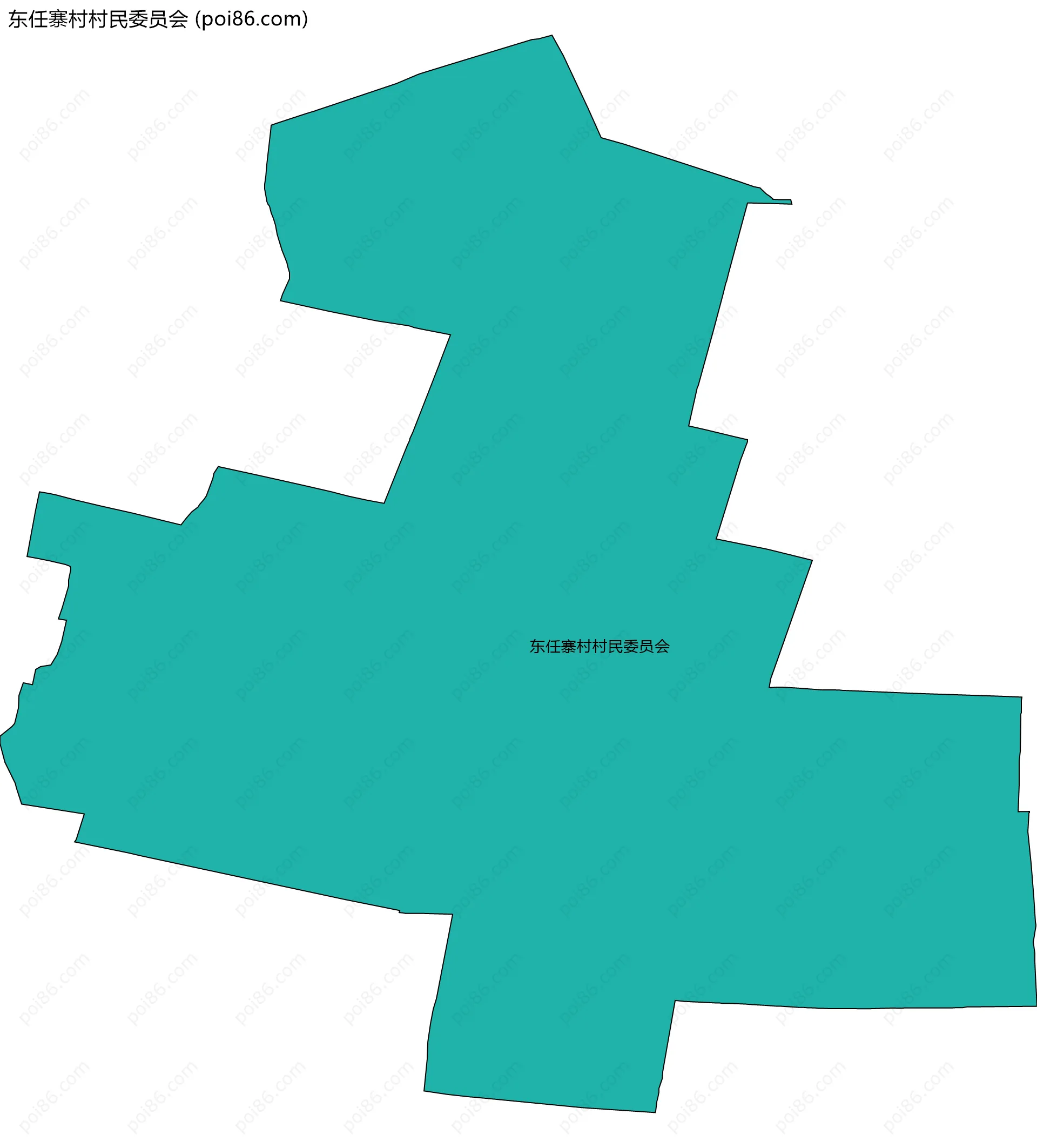 东任寨村村民委员会边界地图