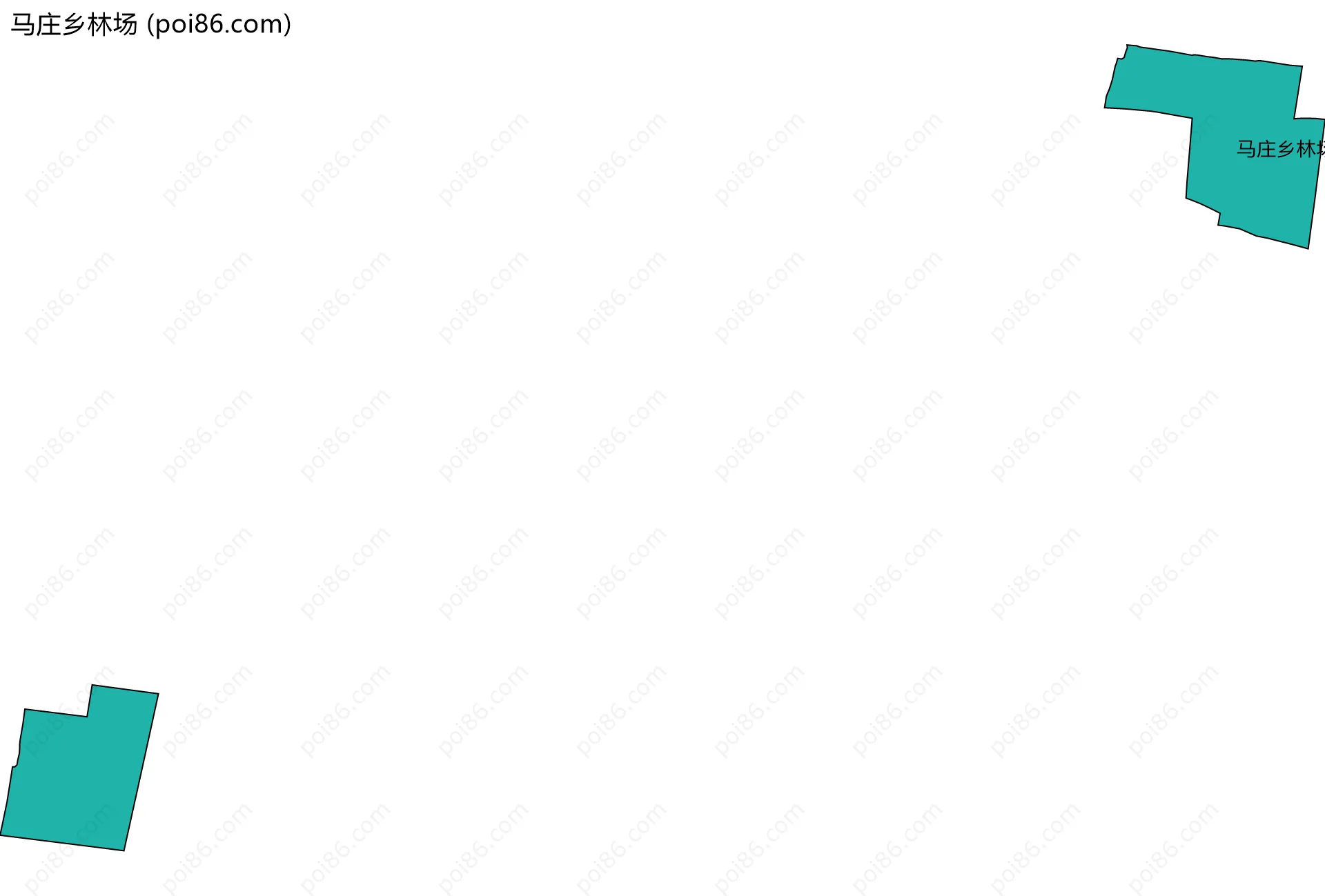 马庄乡林场边界地图