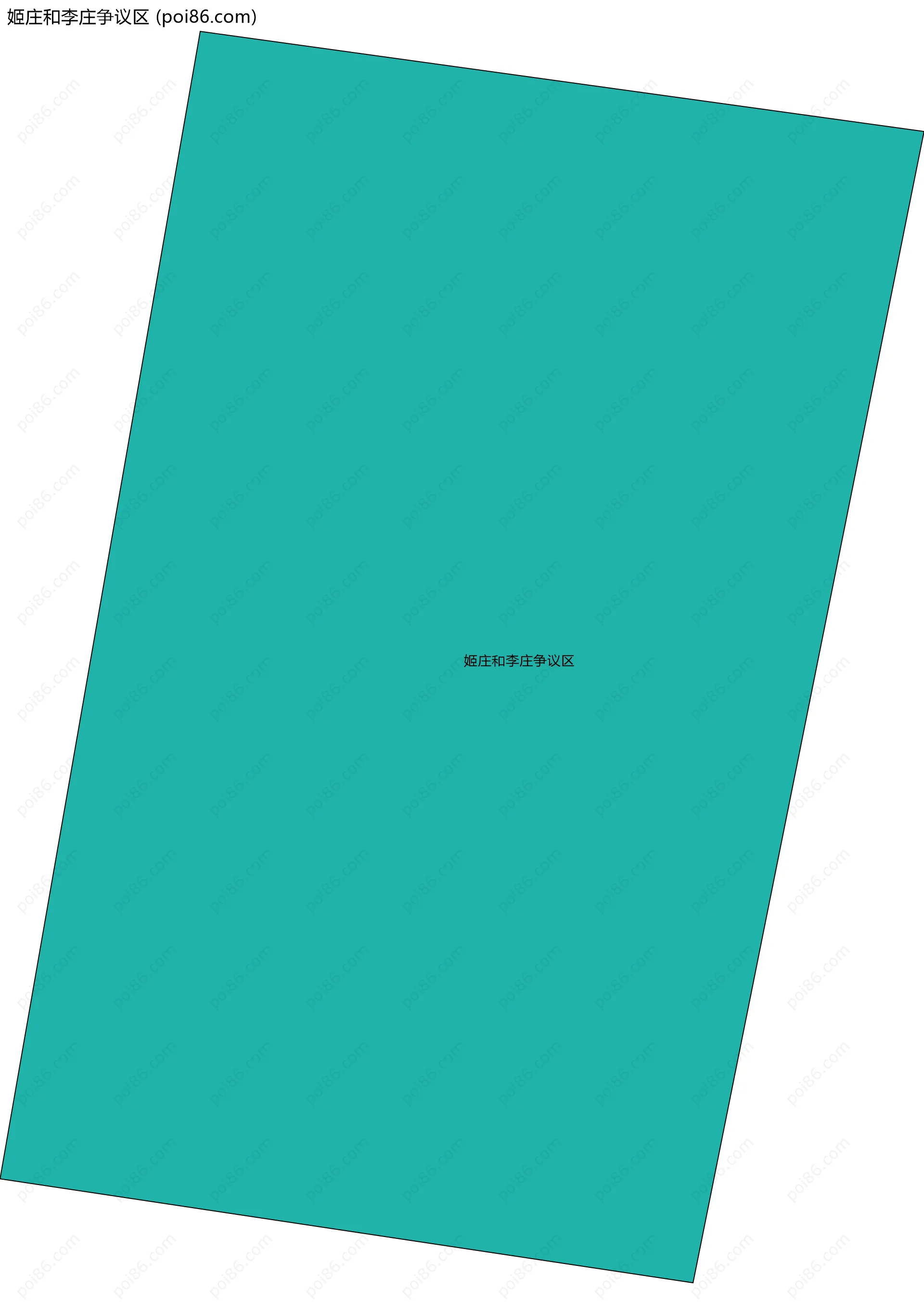 姬庄和李庄争议区边界地图