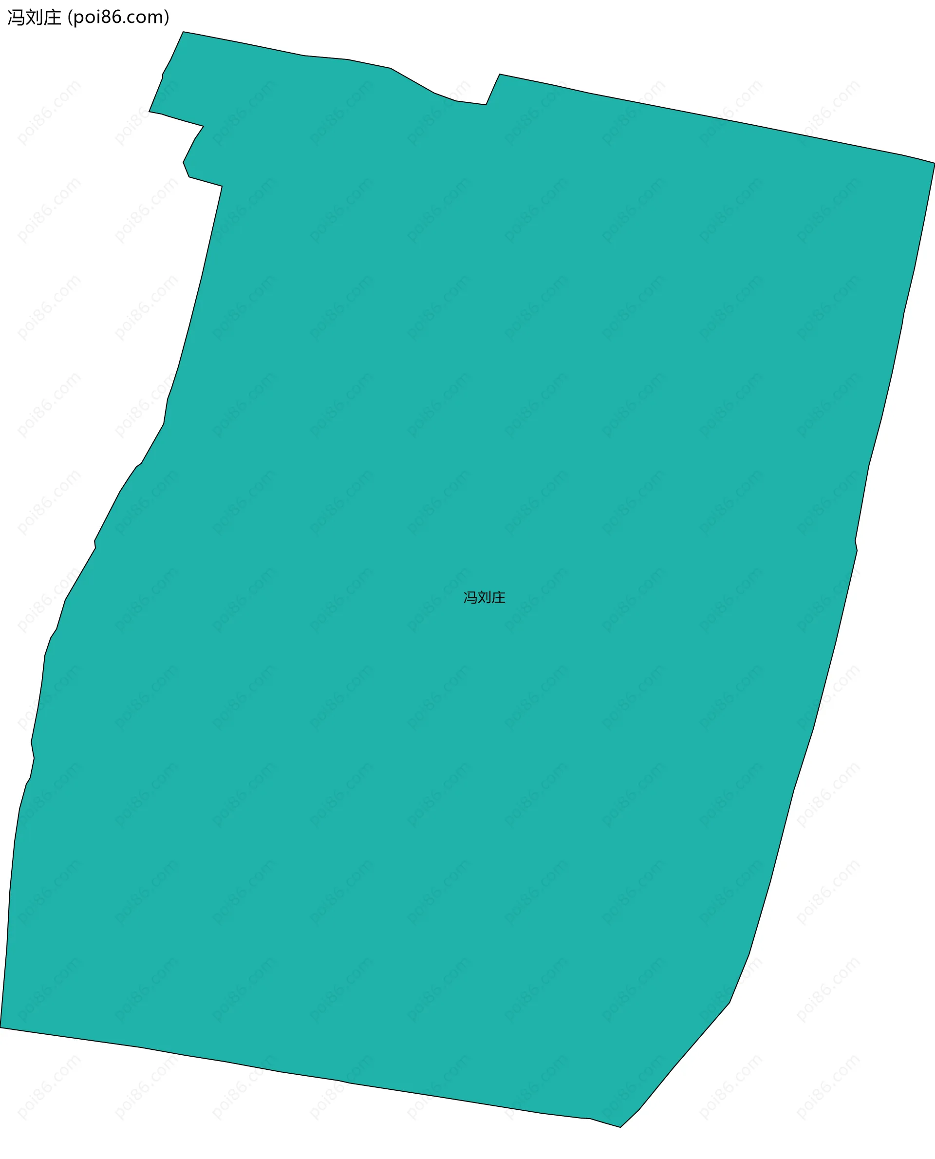 冯刘庄边界地图