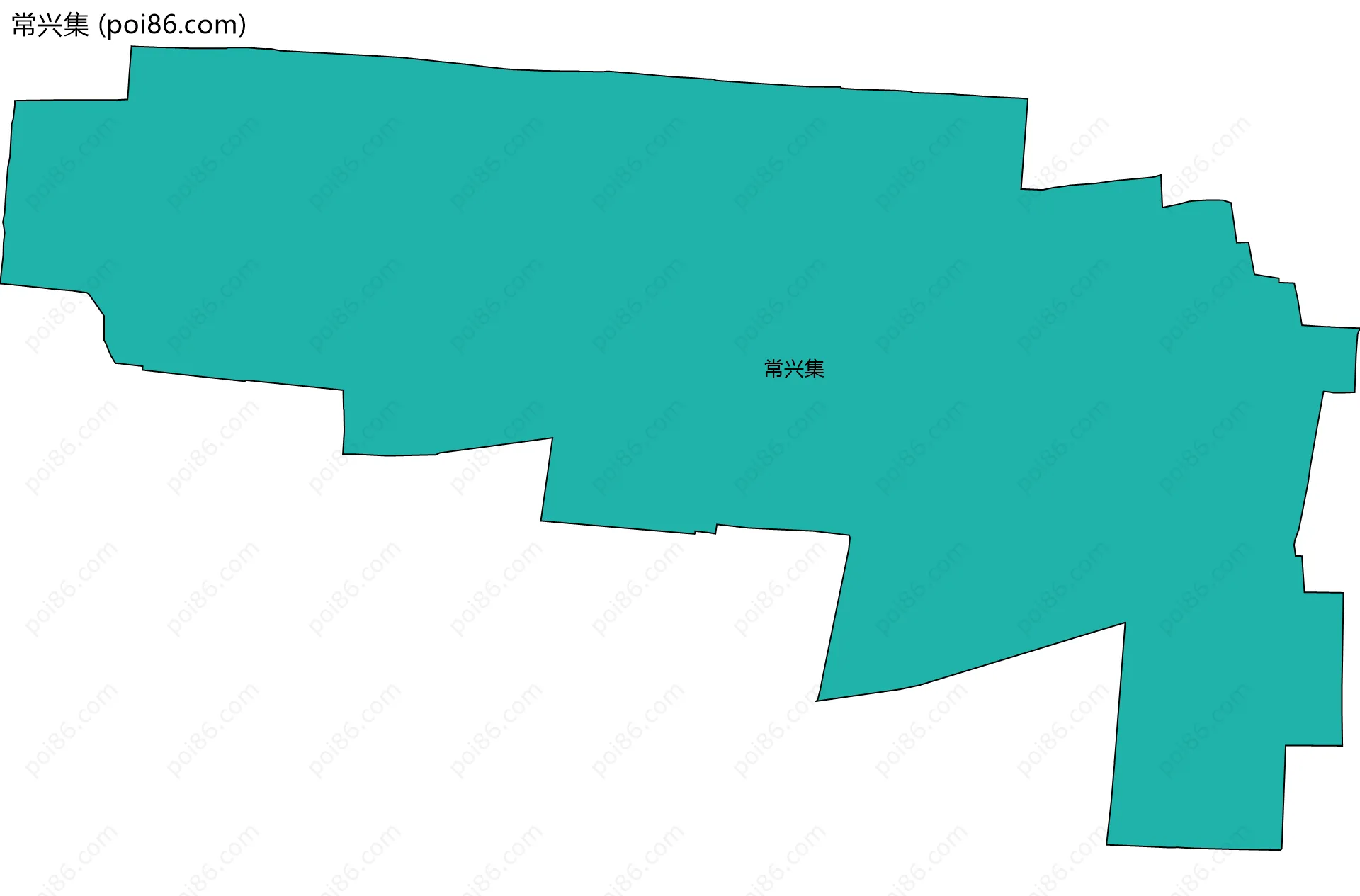 常兴集边界地图