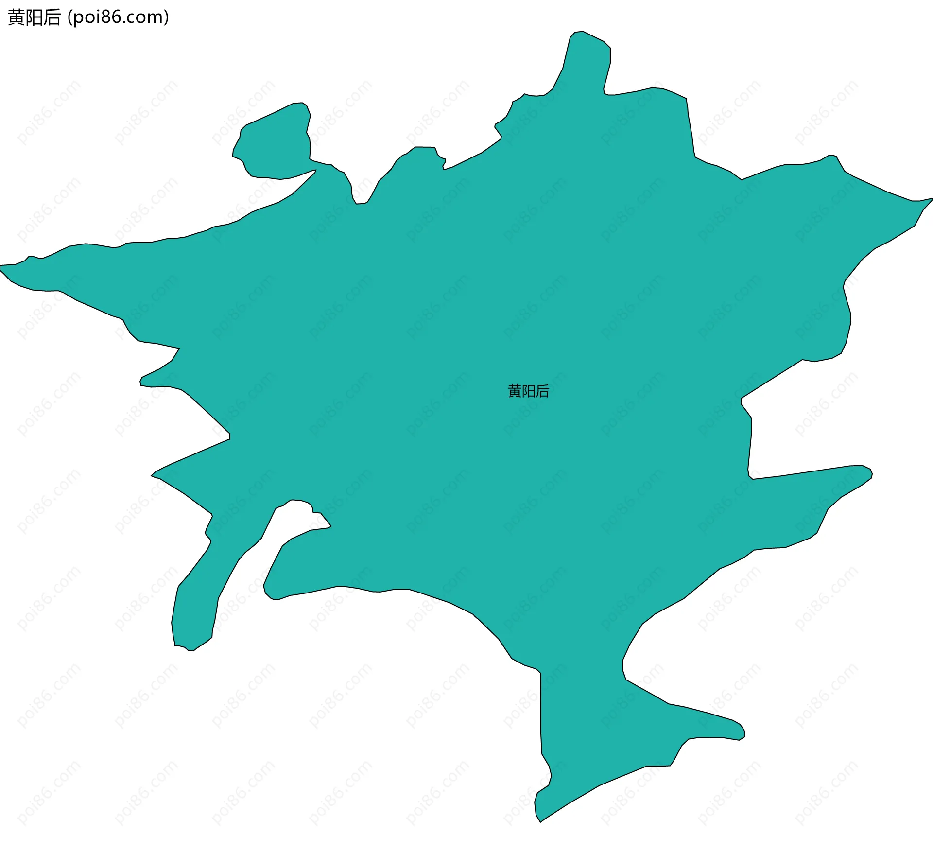 黄阳后边界地图