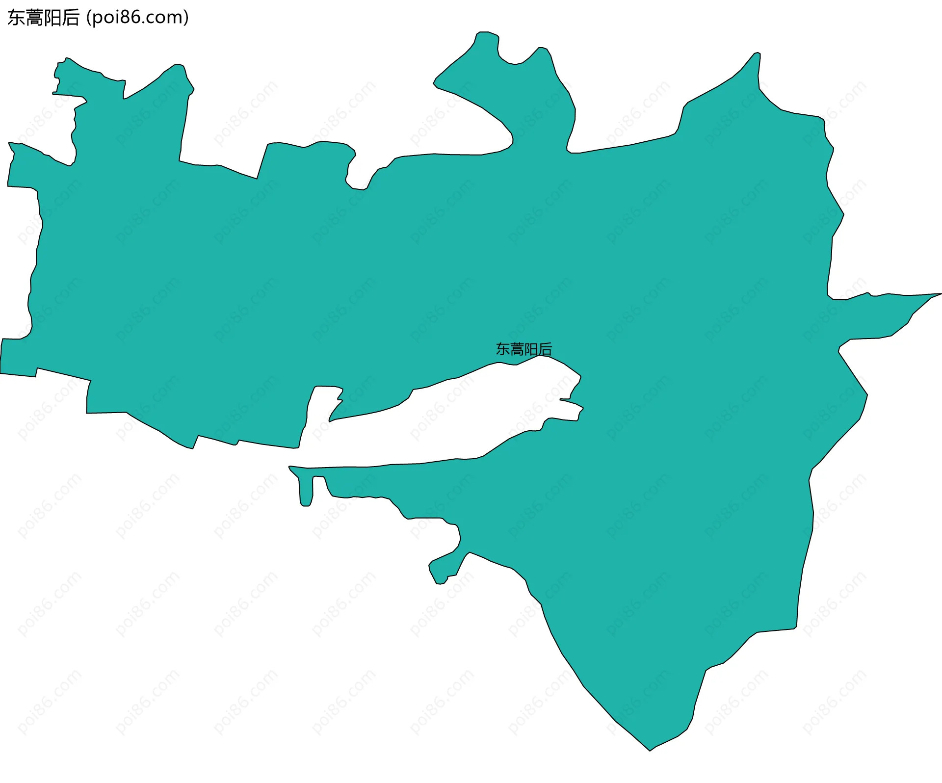 东蒿阳后边界地图