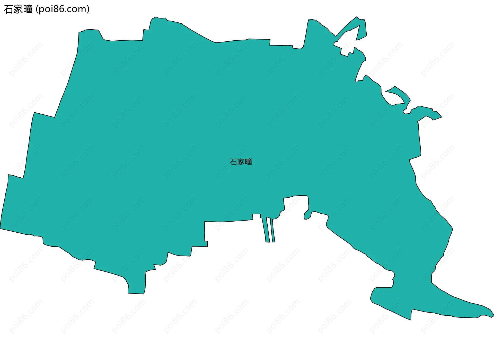 石家疃边界地图
