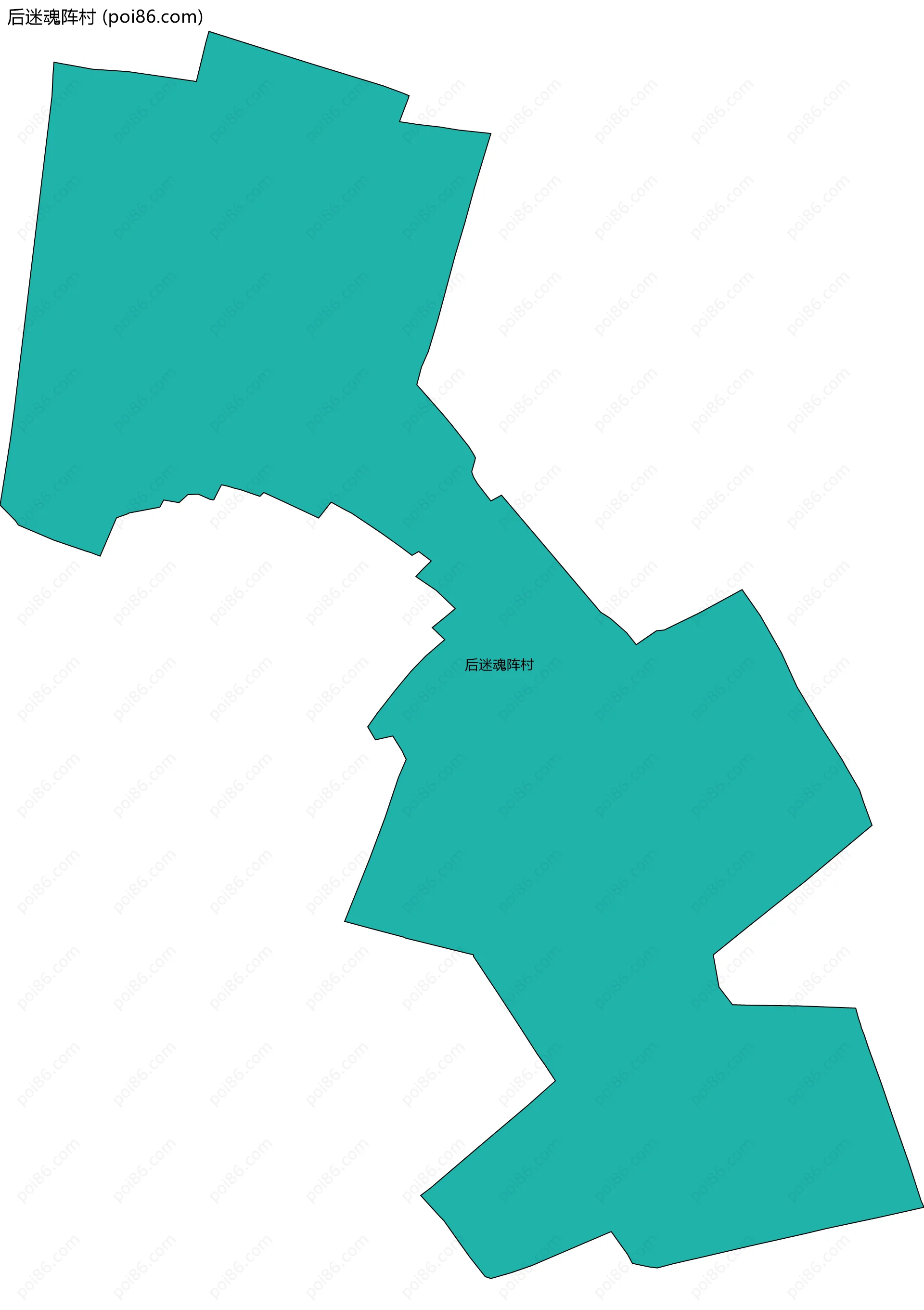 后迷魂阵村边界地图
