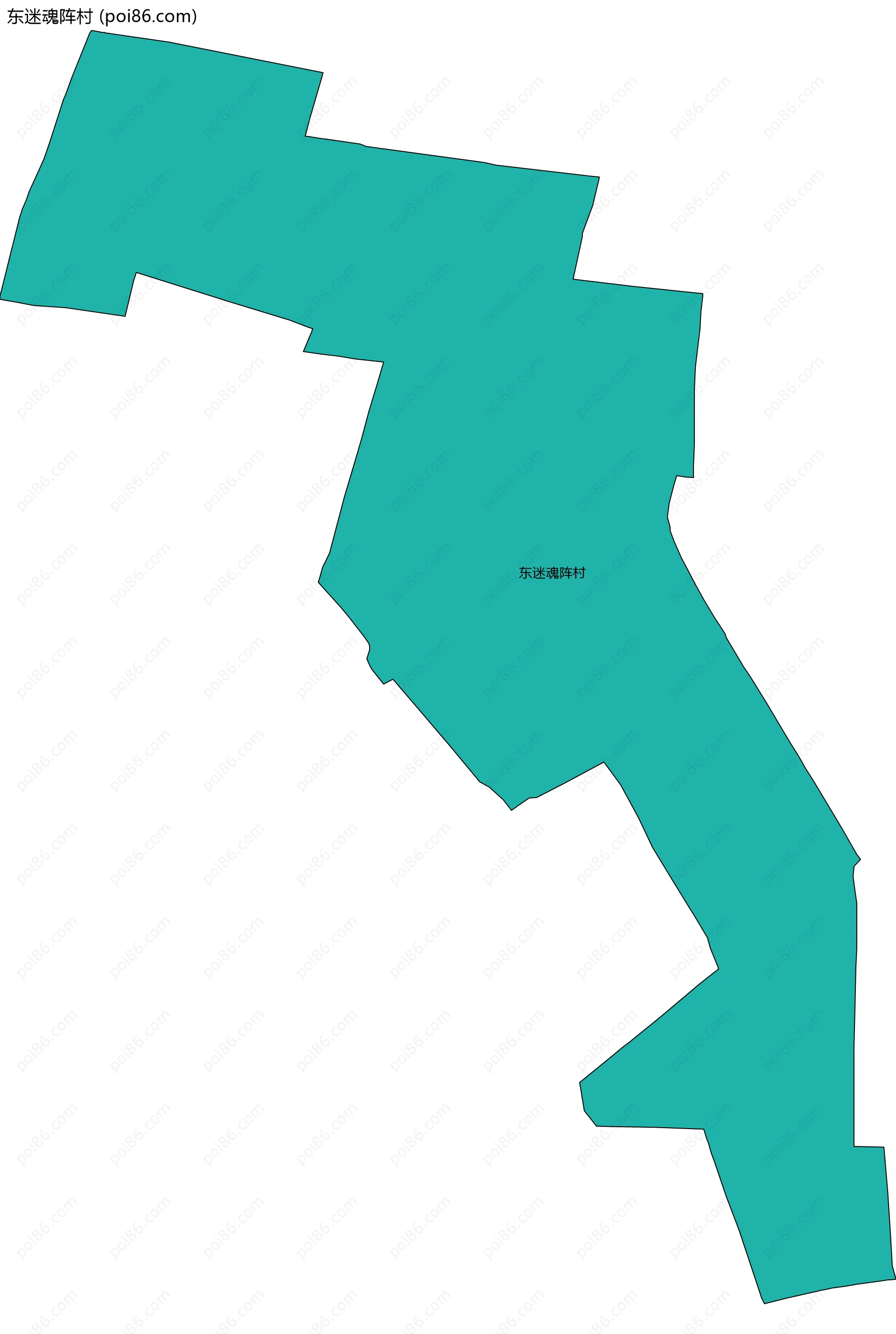 东迷魂阵村边界地图