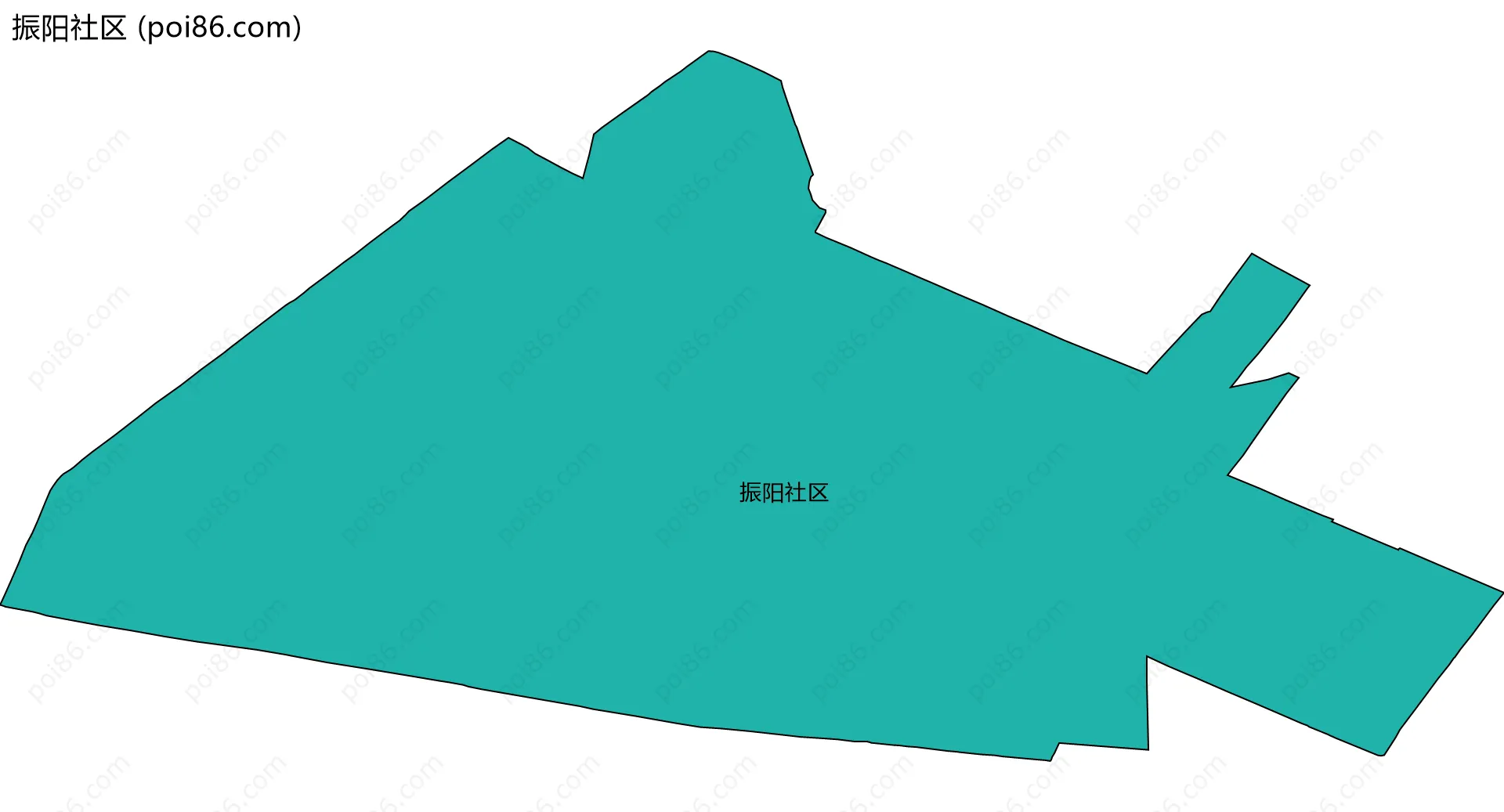 振阳社区边界地图