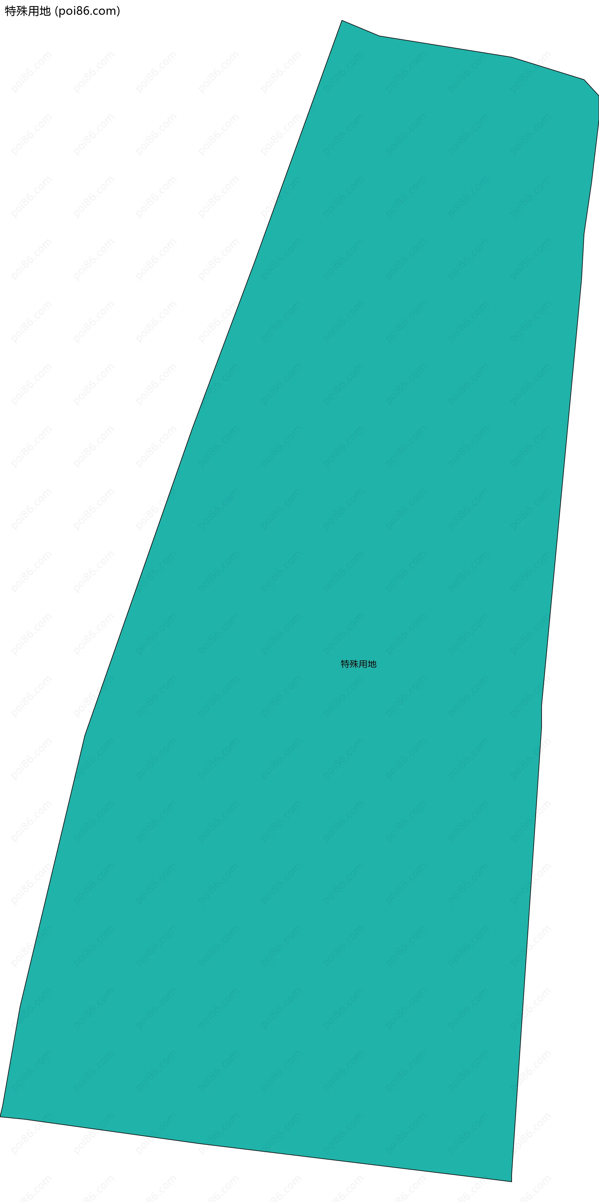 特殊用地边界地图