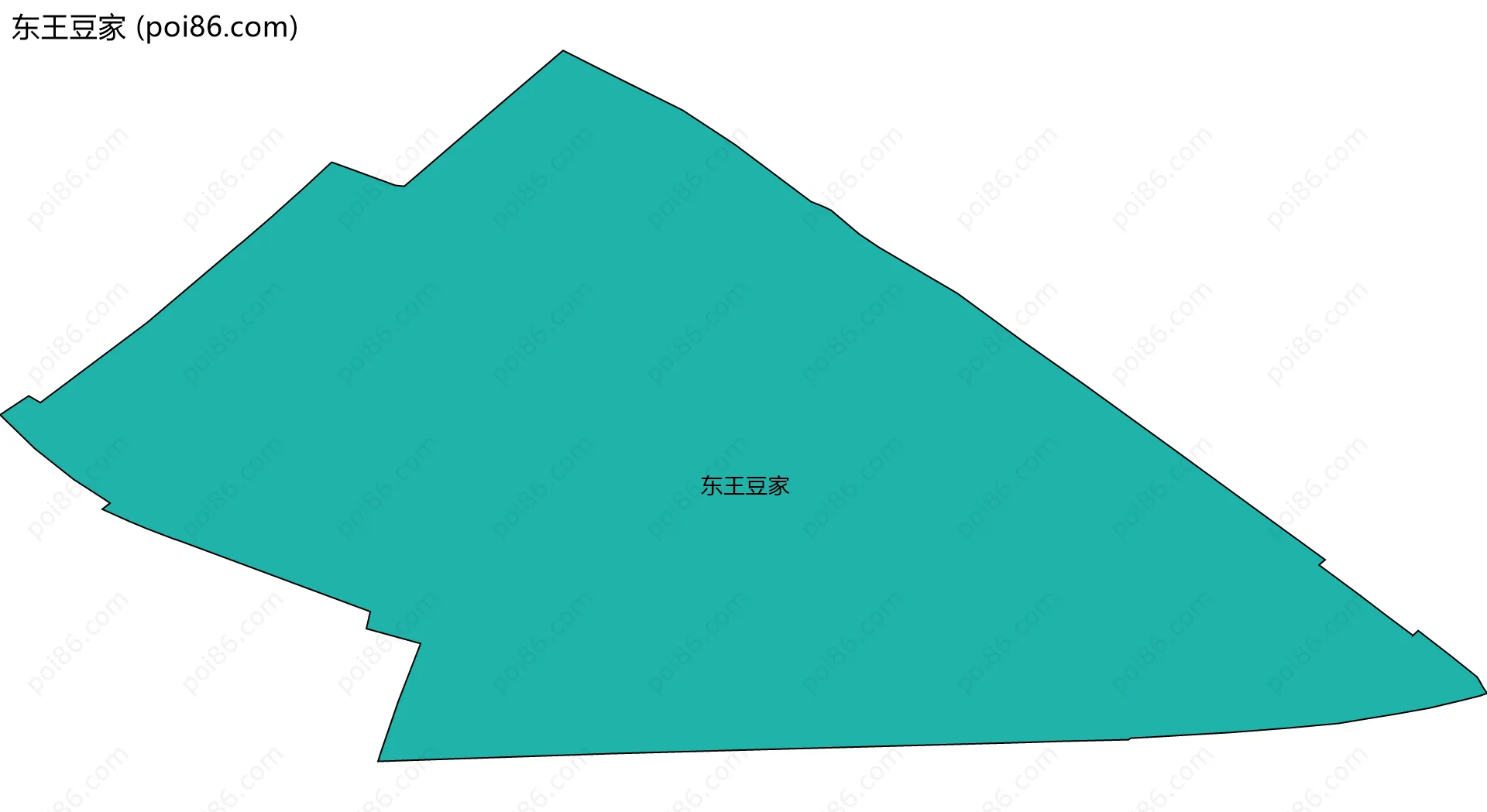 东王豆家边界地图