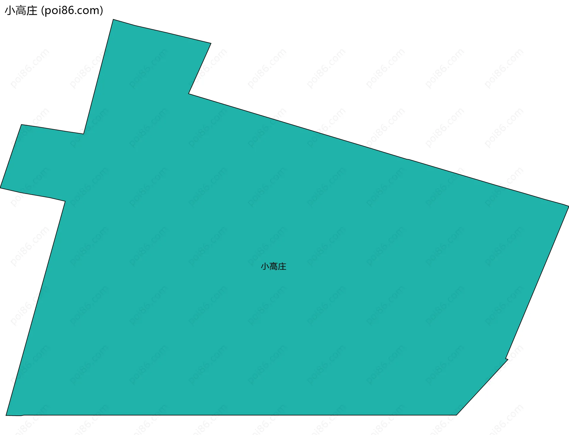 小高庄边界地图