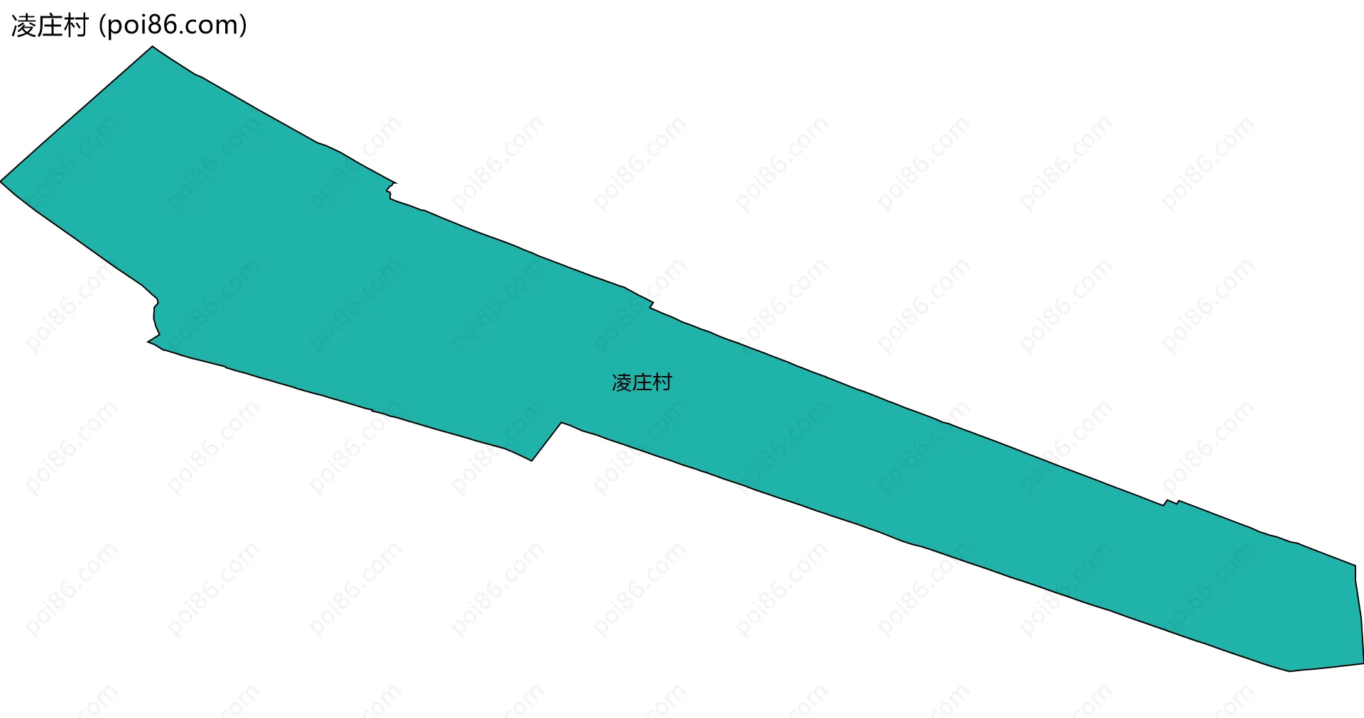 凌庄村边界地图