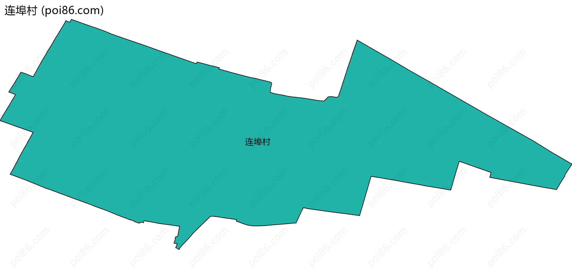 连埠村边界地图