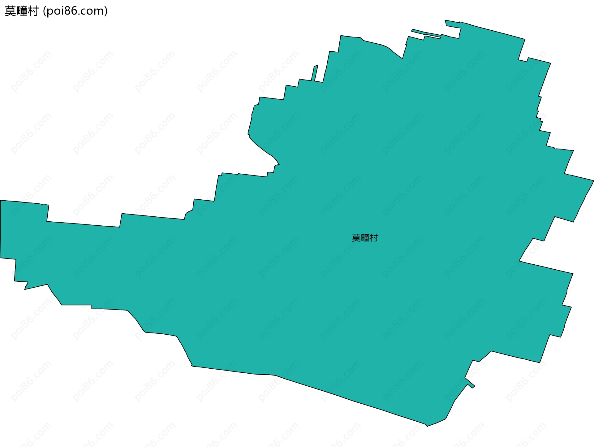 莫疃村边界地图