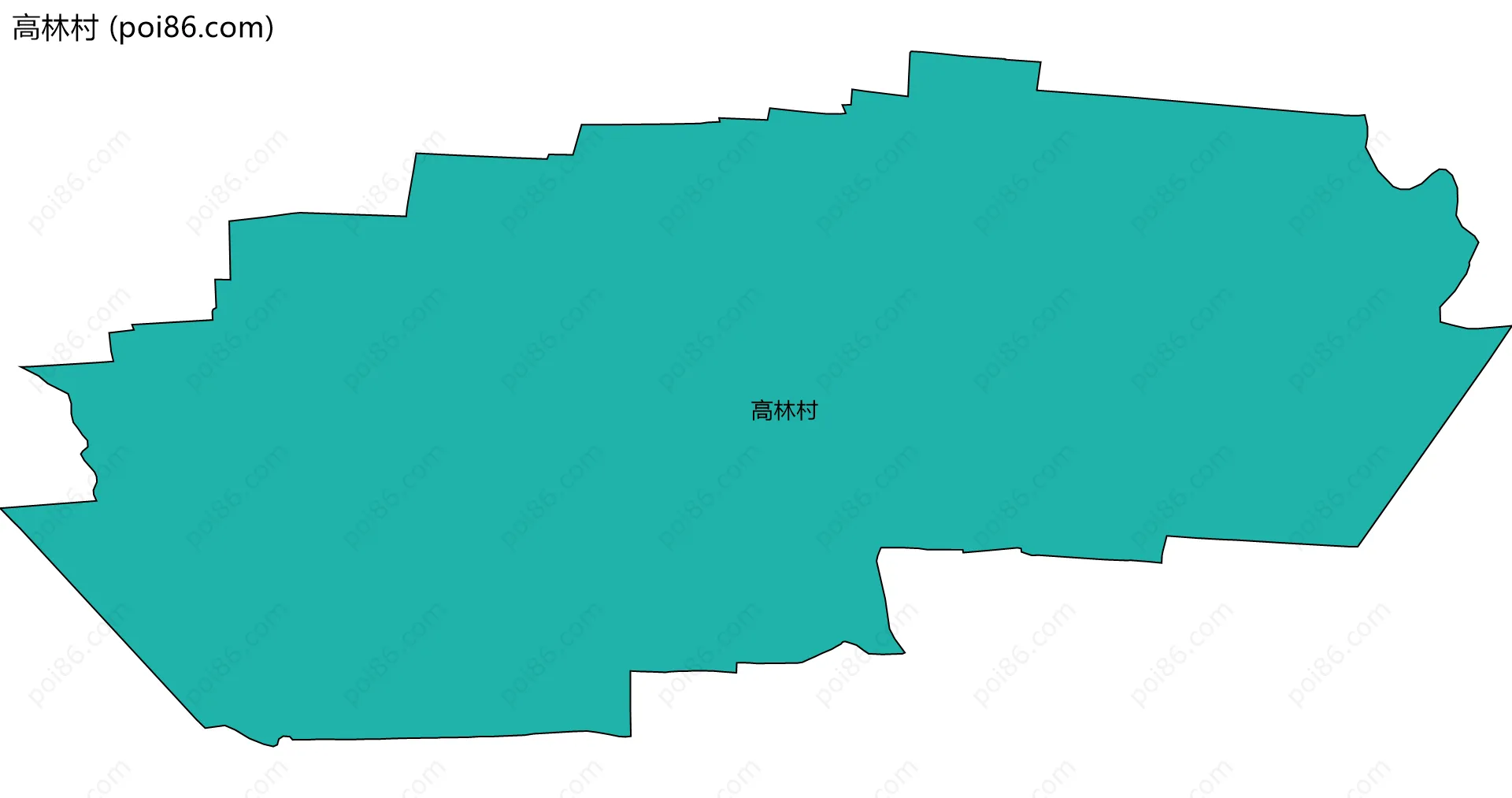 高林村边界地图