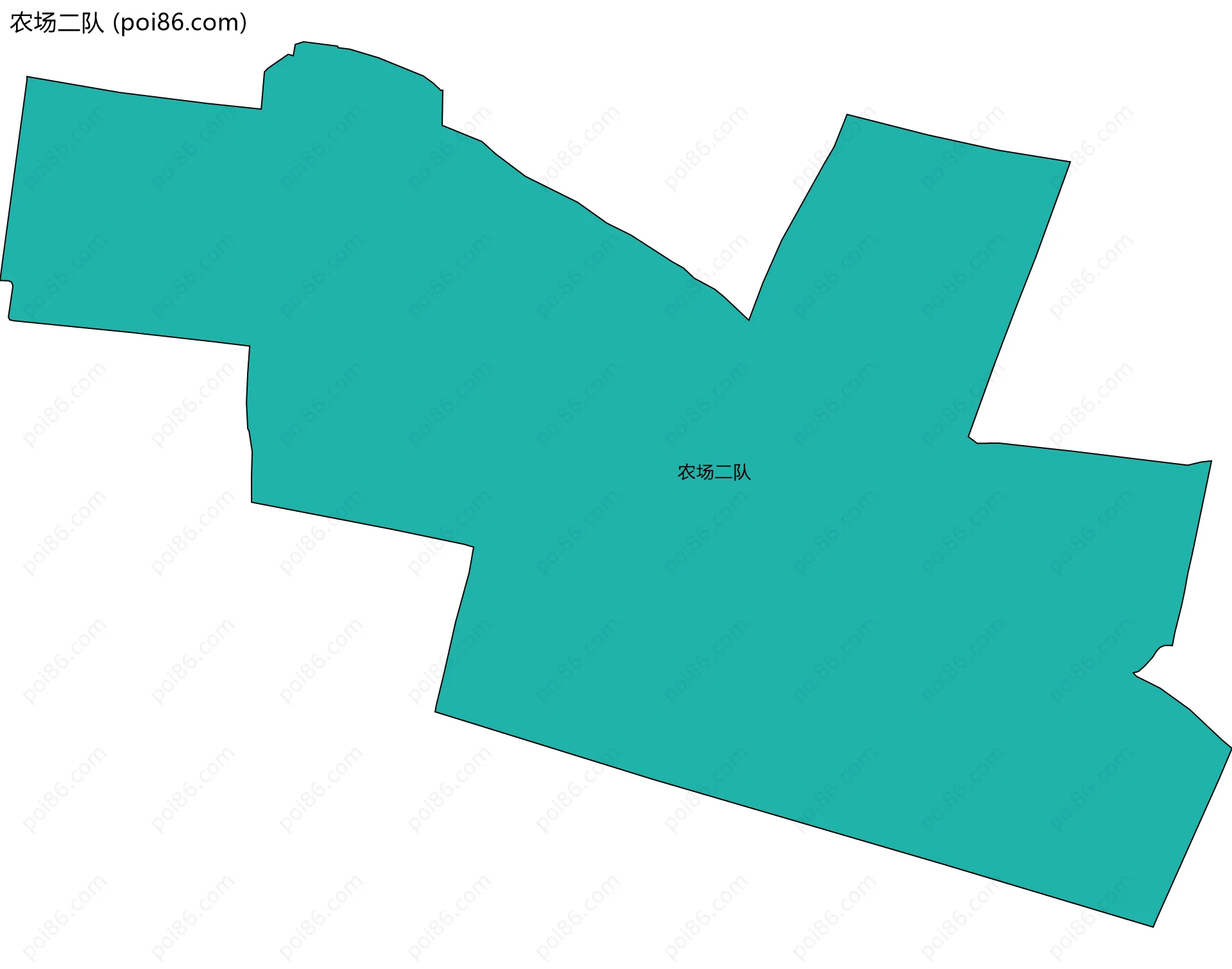 农场二队边界地图