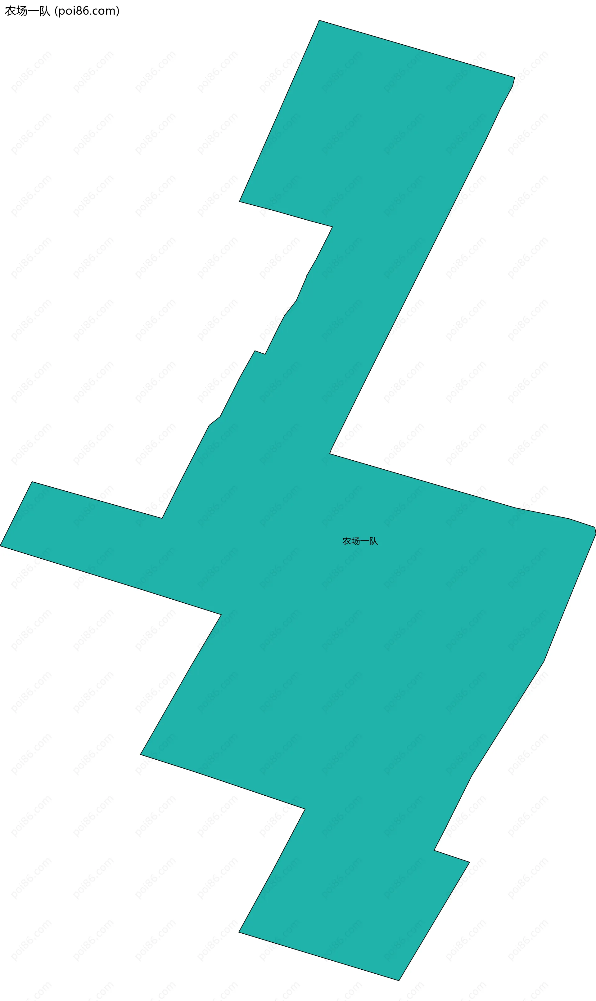 农场一队边界地图