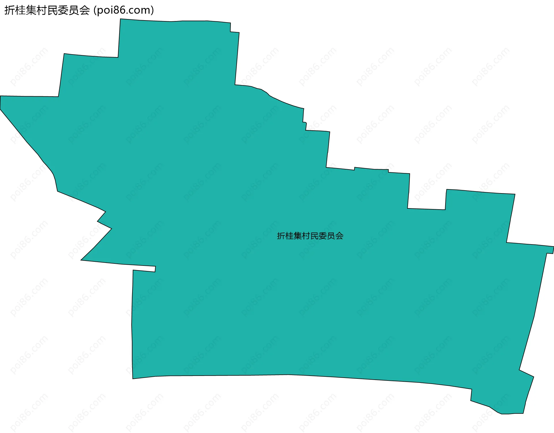折桂集村民委员会边界地图