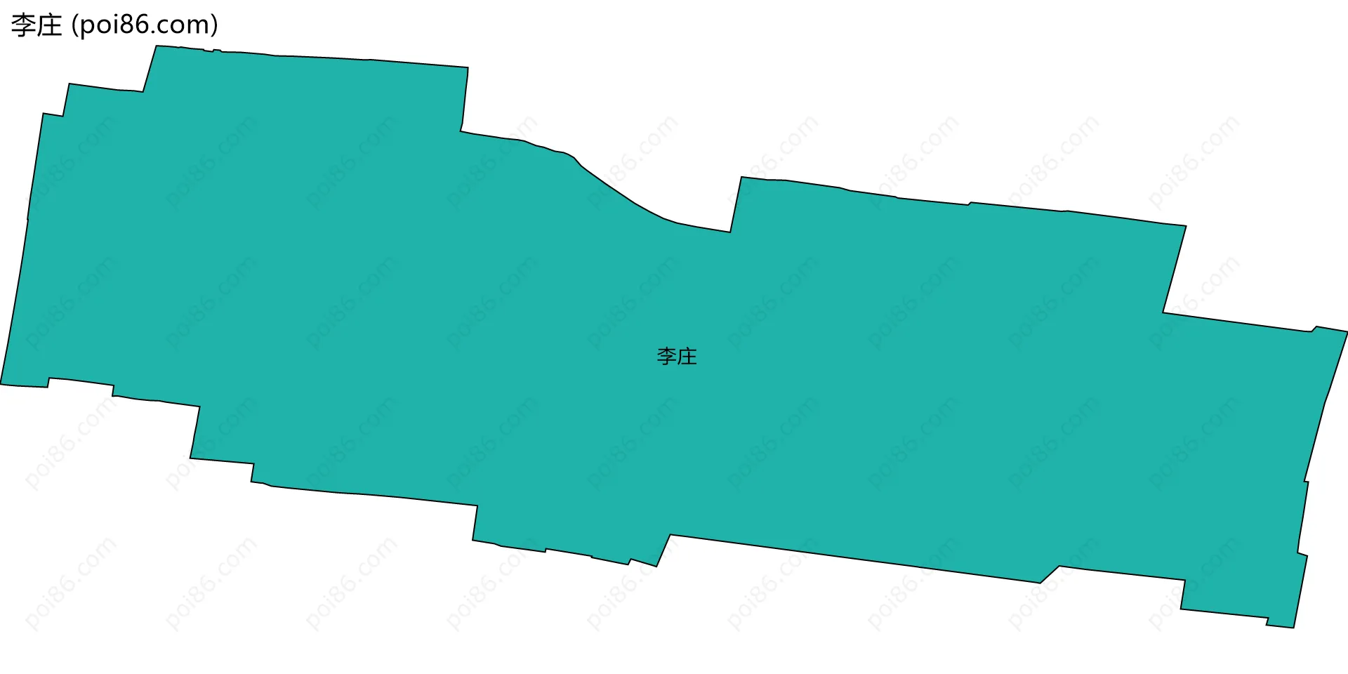 李庄边界地图