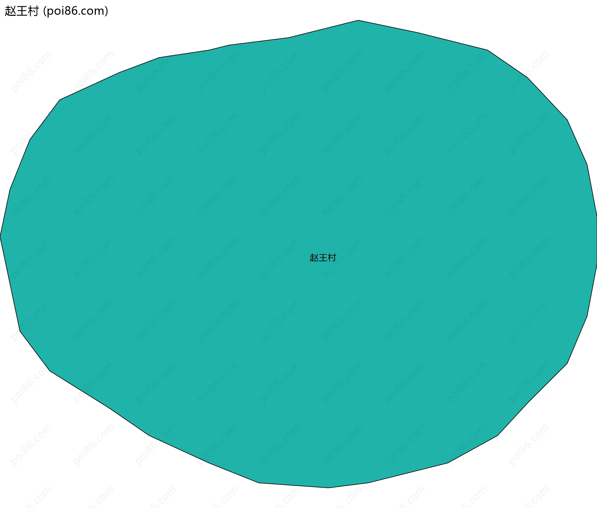 赵王村边界地图