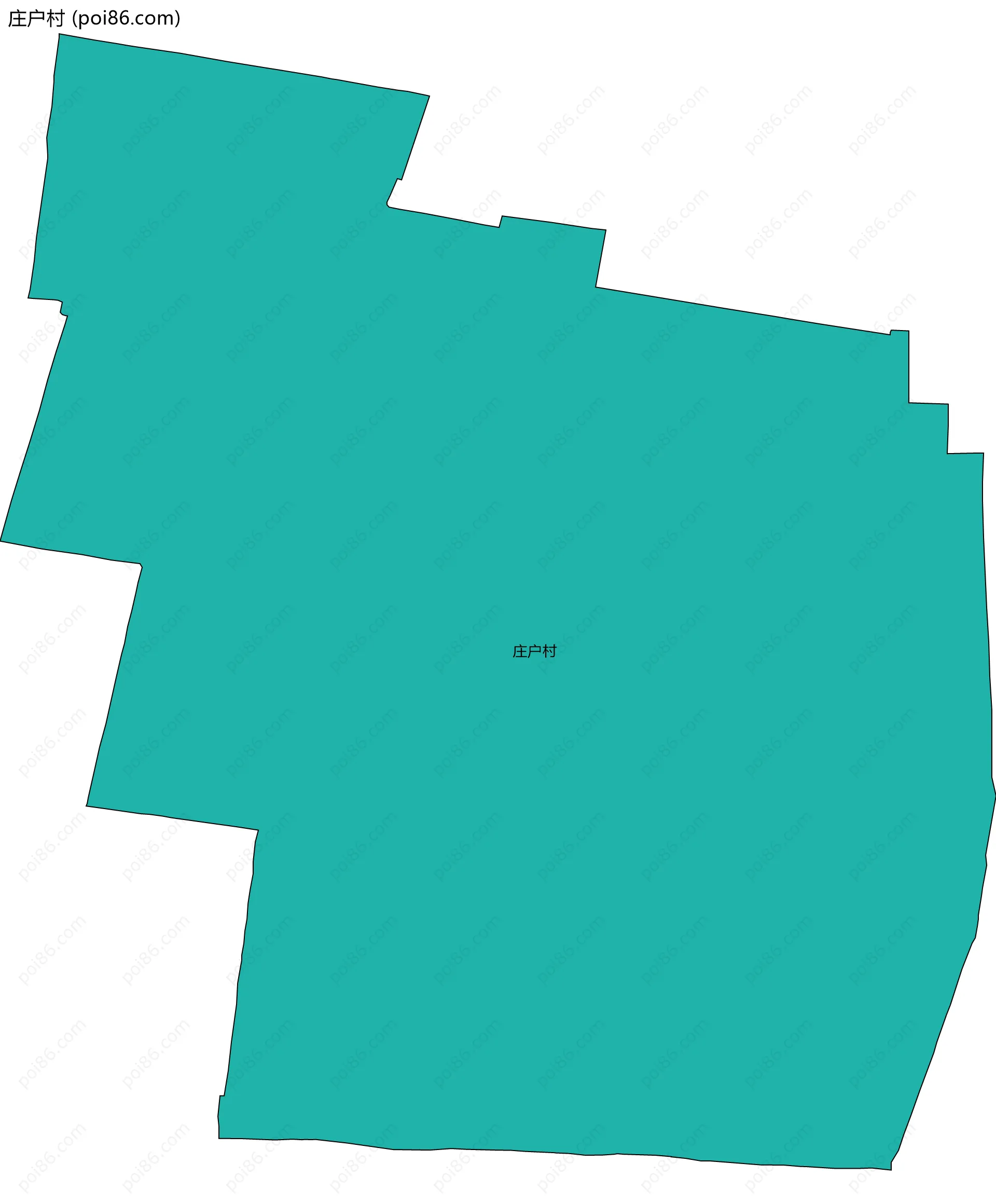 庄户村边界地图
