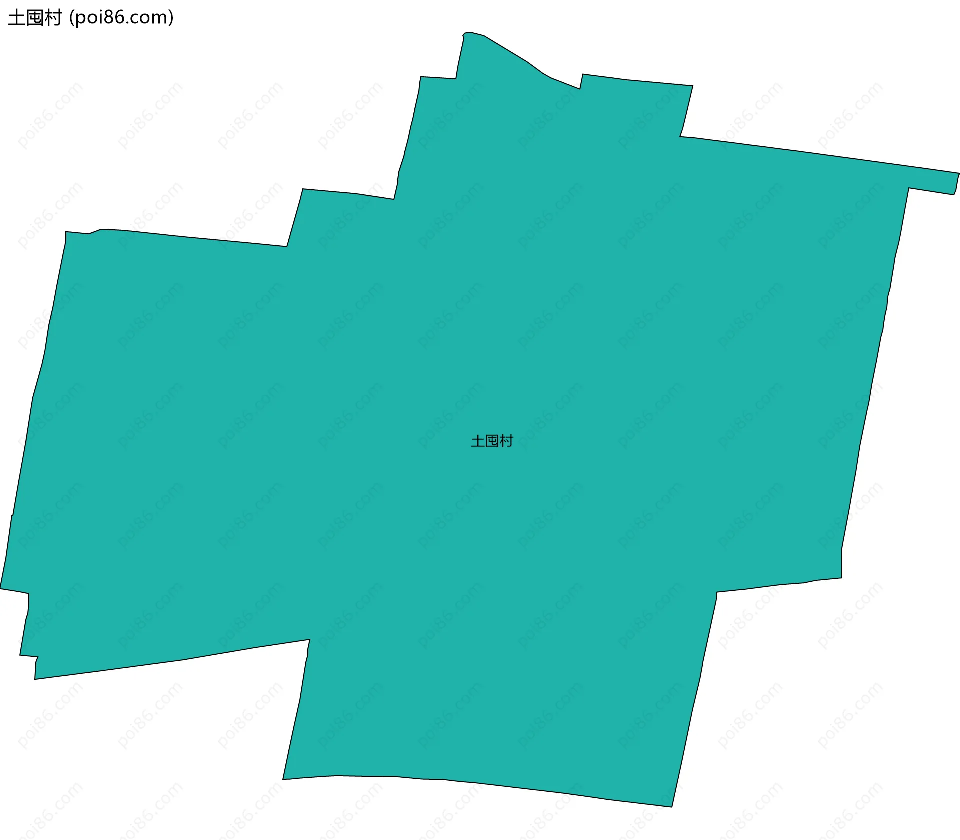 土囤村边界地图