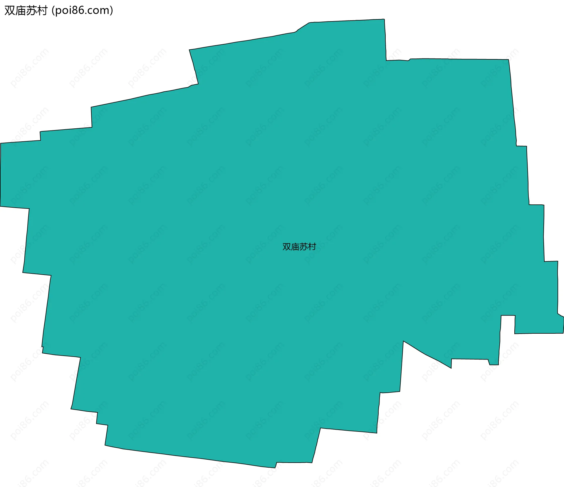 双庙苏村边界地图