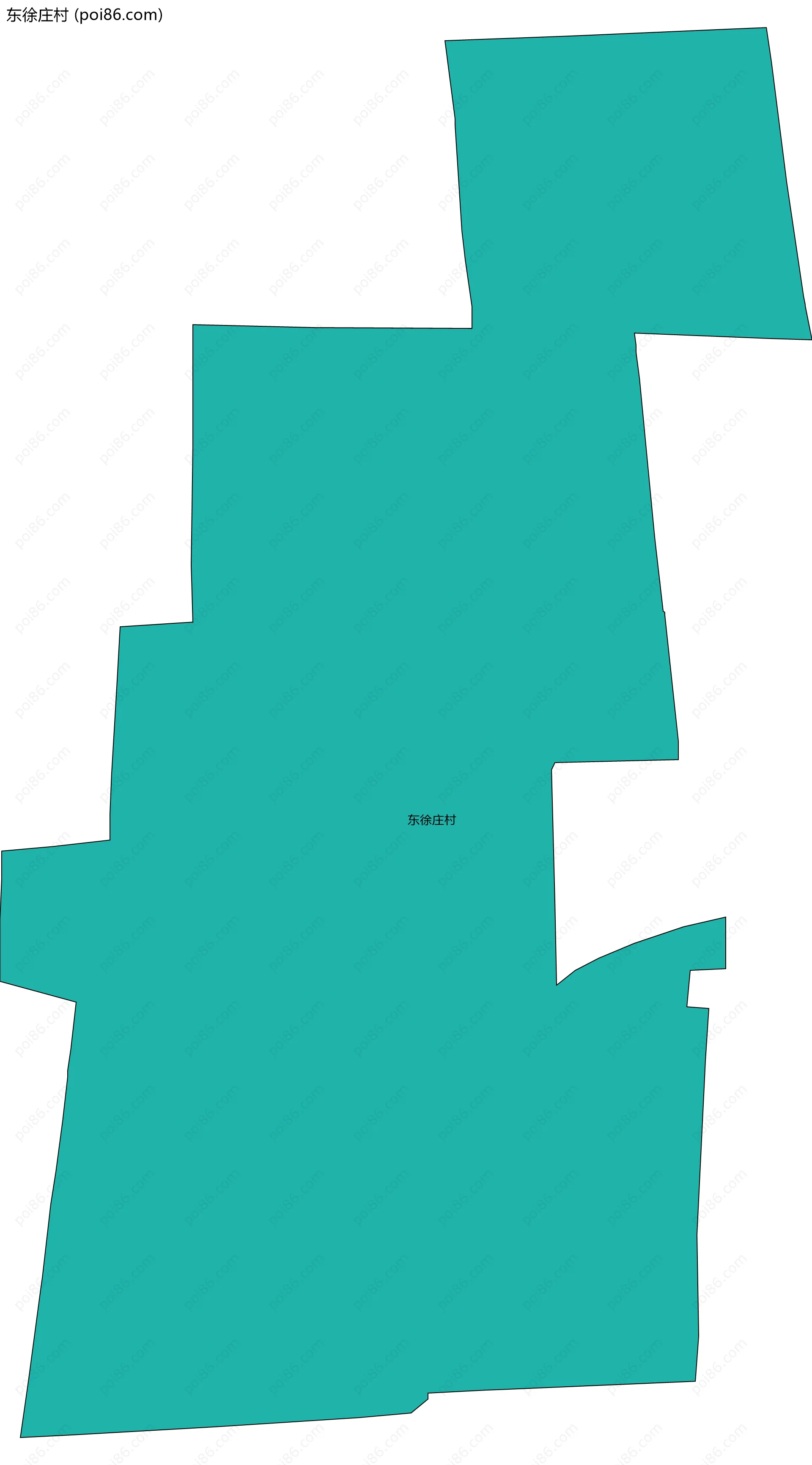 东徐庄村边界地图